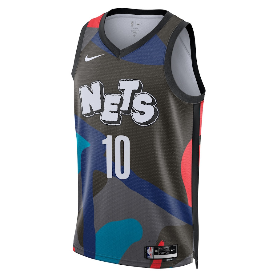 Ben Simmons 10 Brooklyn Nets 2023/24 City Edition Swingman Black NBA Jersey Men's
