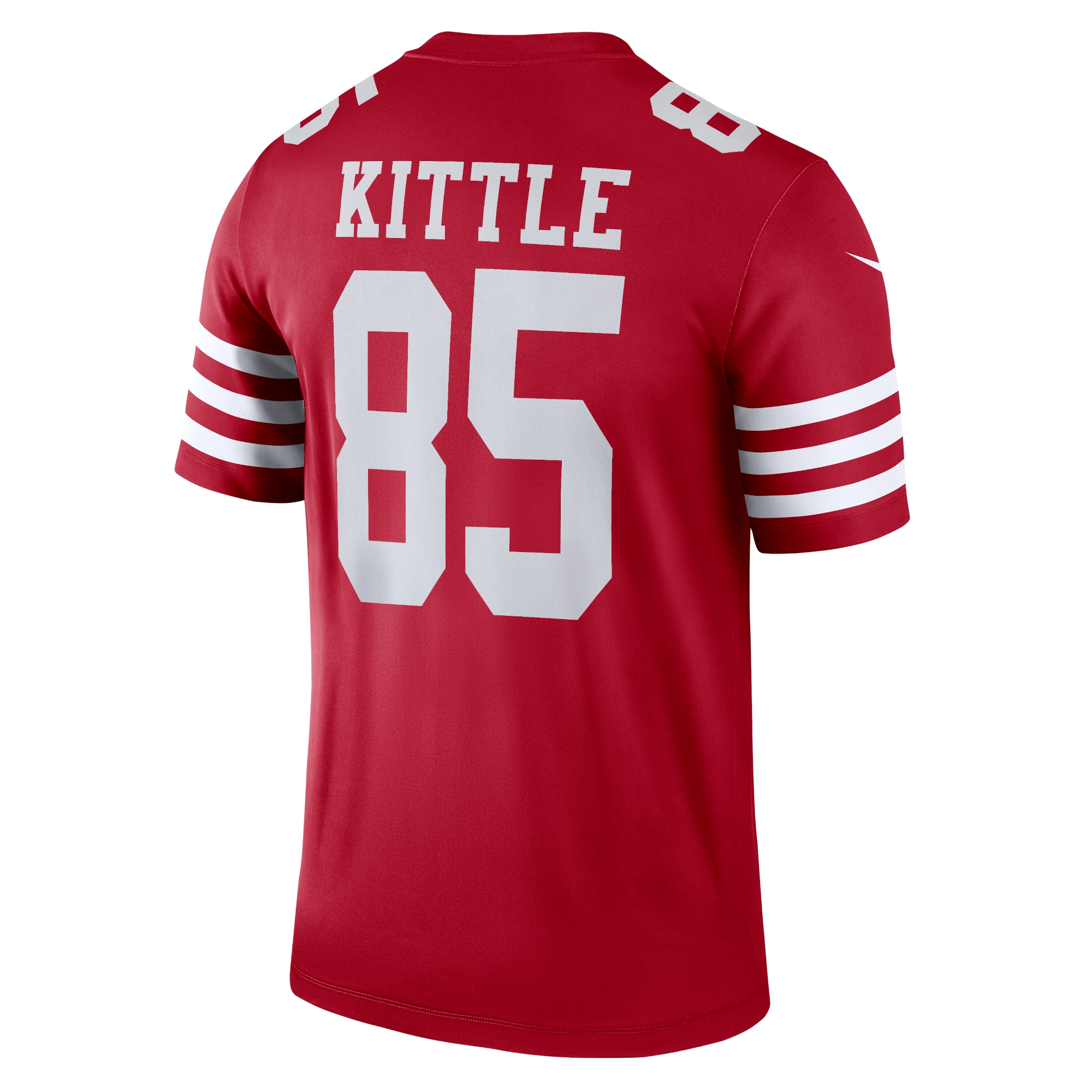 San Francisco 49ers George Kittle Scarlet Team Legend Player Performance Top NFL Jersey Men's