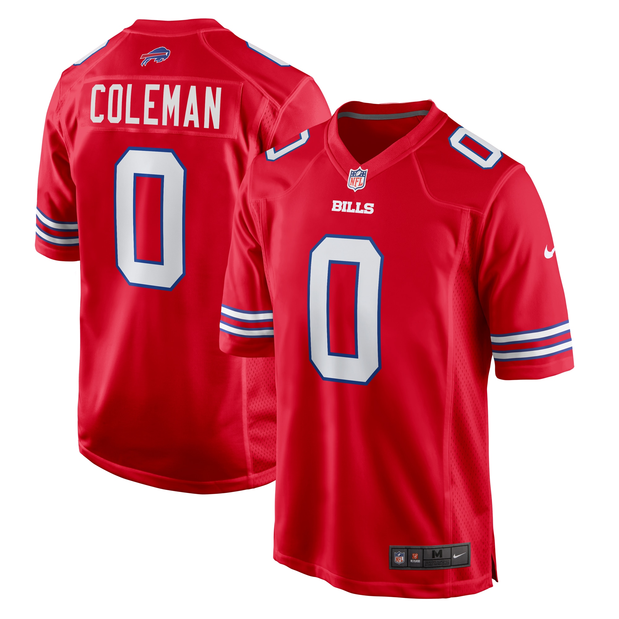 Buffalo Bills Keon Coleman Red Alternate Game NFL Jersey Men's