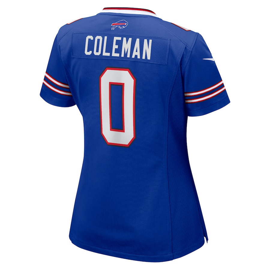 Keon Coleman 0 Buffalo Bills Game Royal NFL Jersey Women's