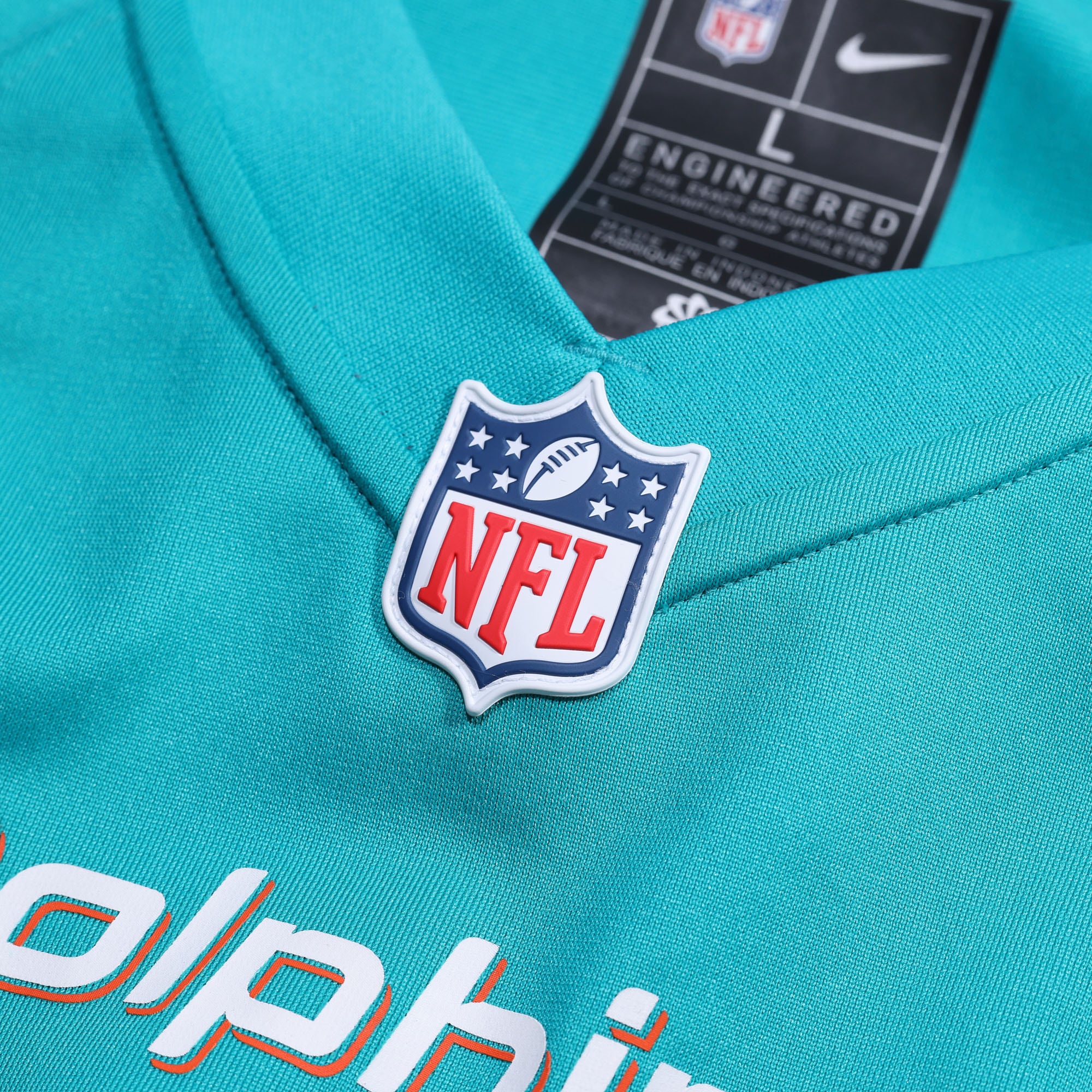 Miami Dolphins Tahj Washington Aqua Game NFL Jersey Men's