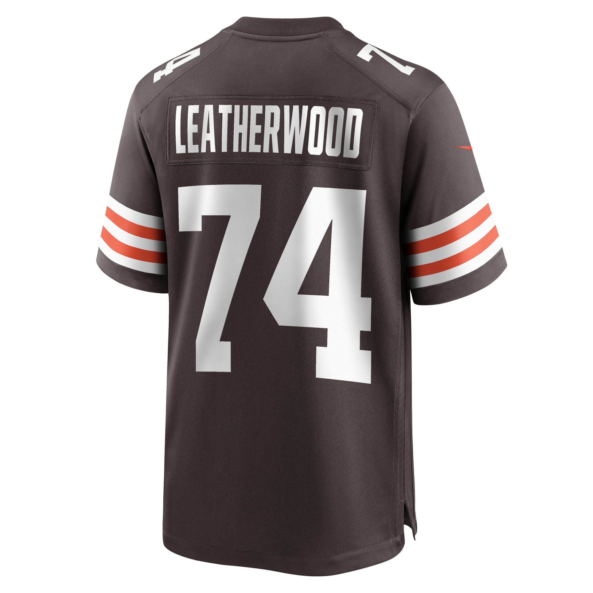 Cleveland Browns Alex Leatherwood Brown Team Game NFL Jersey Men's