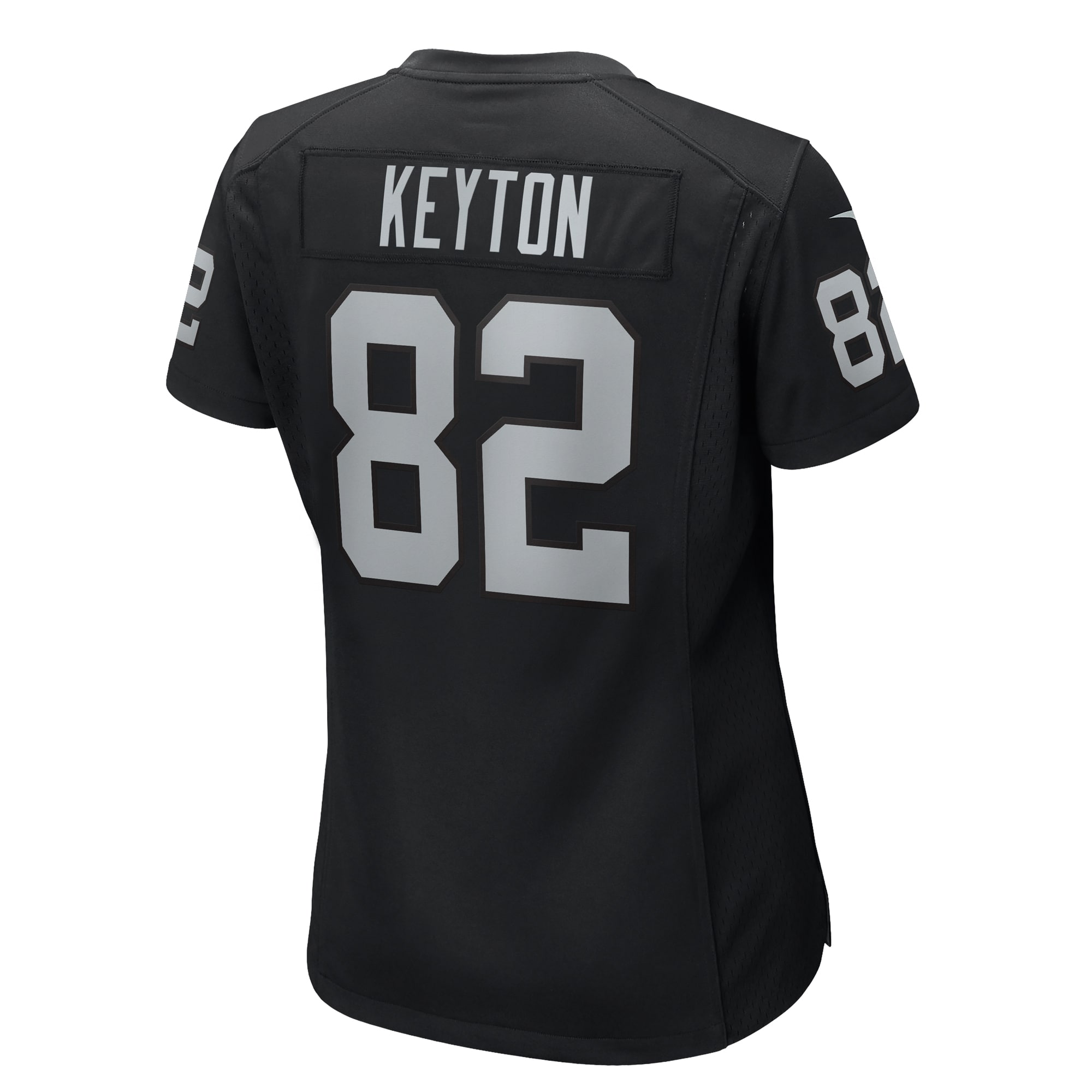Las Vegas Raiders Ramel Keyton Black Game NFL Jersey Women's