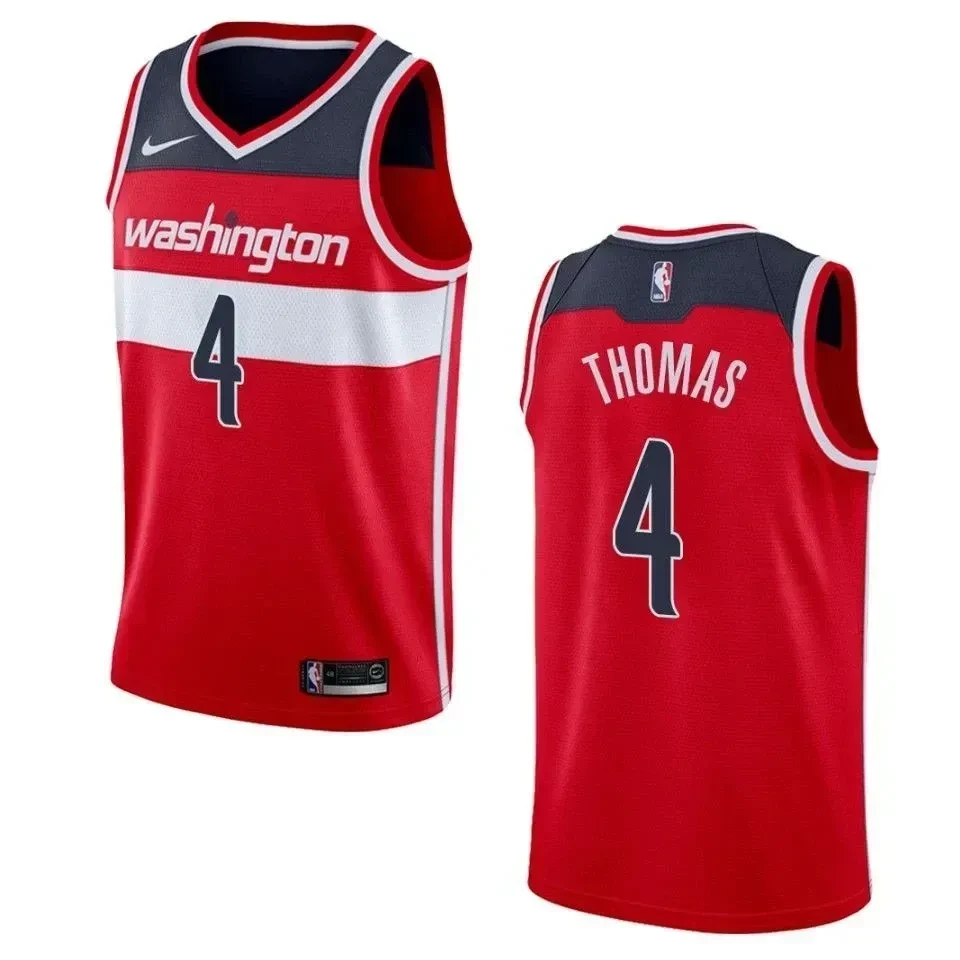 Washington Wizards 4 Isaiah Thomas Icon Swingman Red NBA Jersey Men's