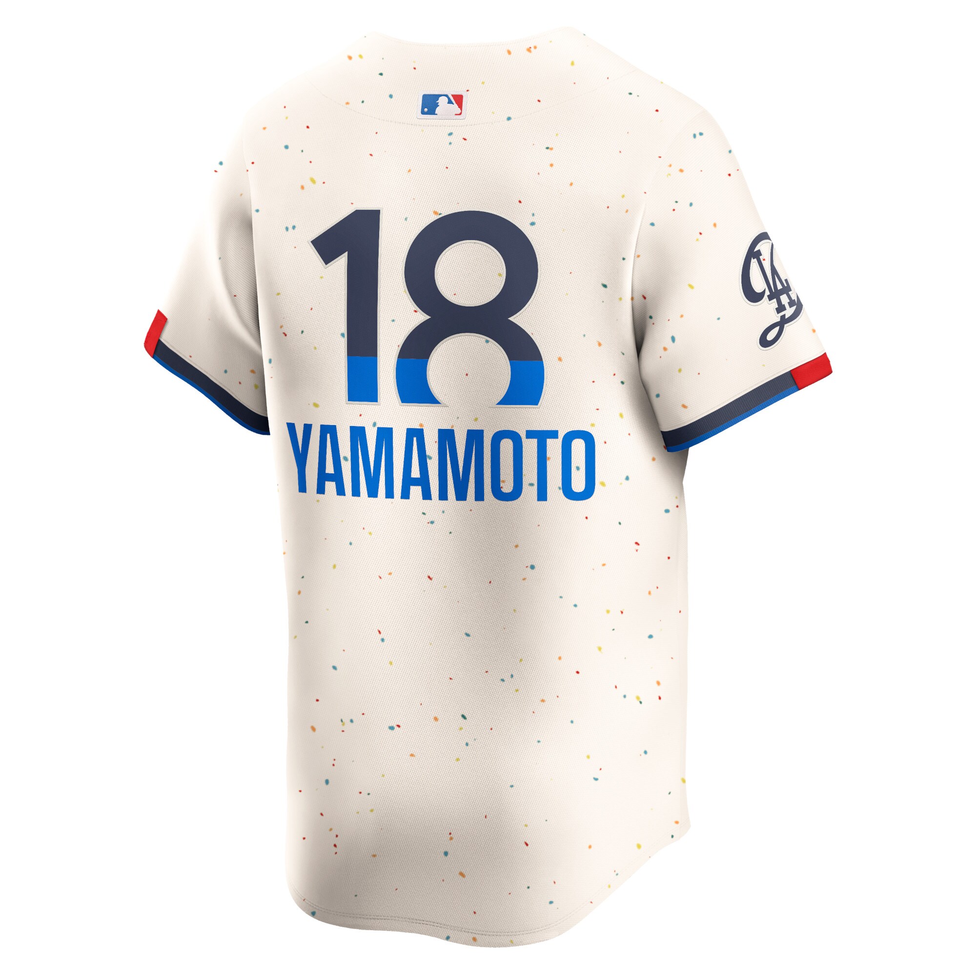 Los Angeles Dodgers Yoshinobu Yamamoto Cream 2024 City Connect Limited Player MLB Jersey Men's