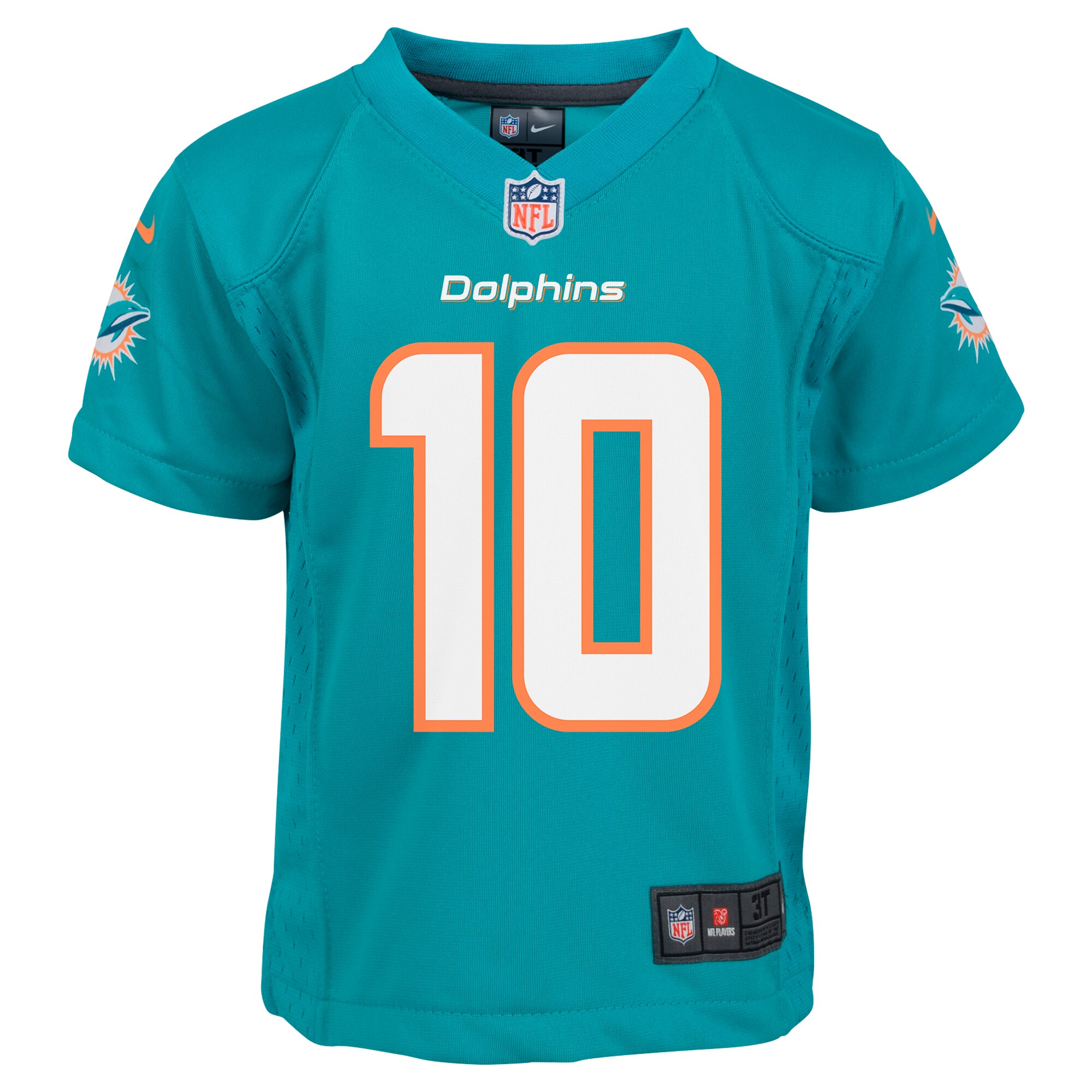 Infant Miami Dolphins Tyreek Hill Aqua Player Game NFL Jersey Men's