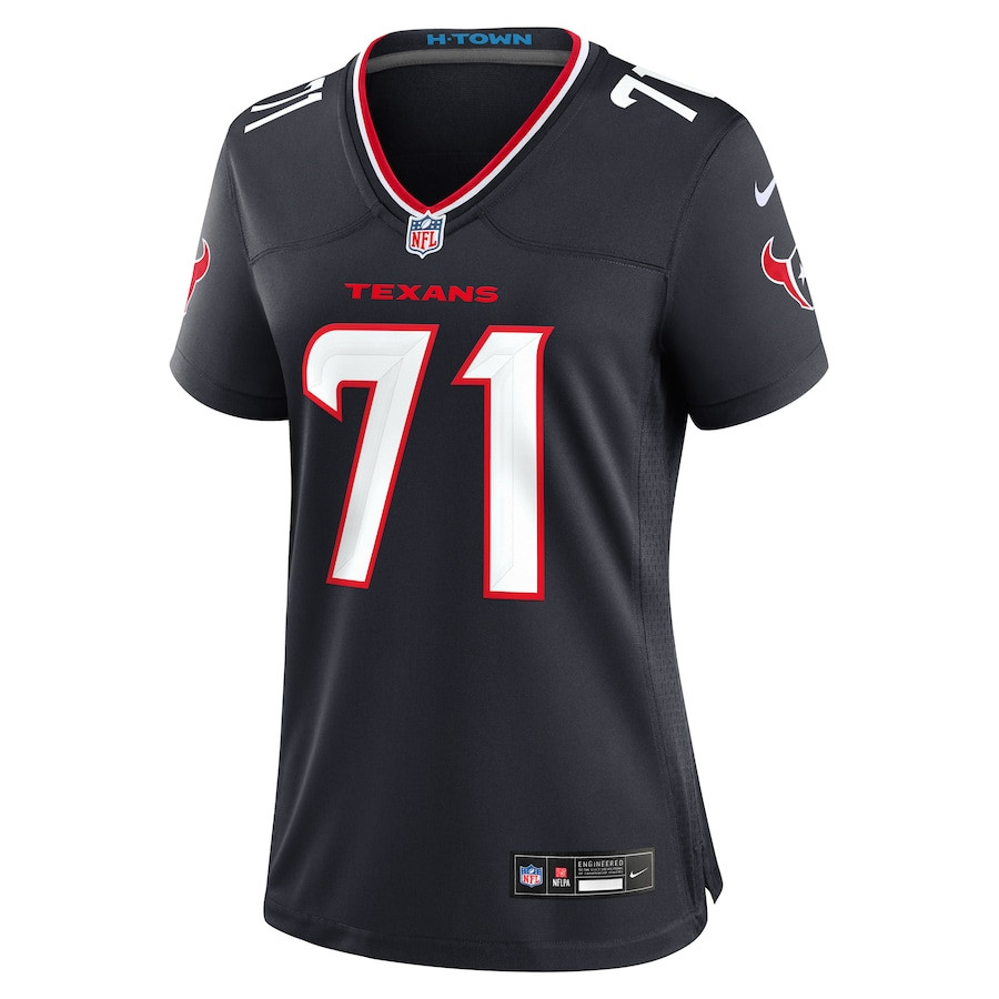 Tytus Howard 71 Houston Texans Team Game Navy NFL Jersey Women's