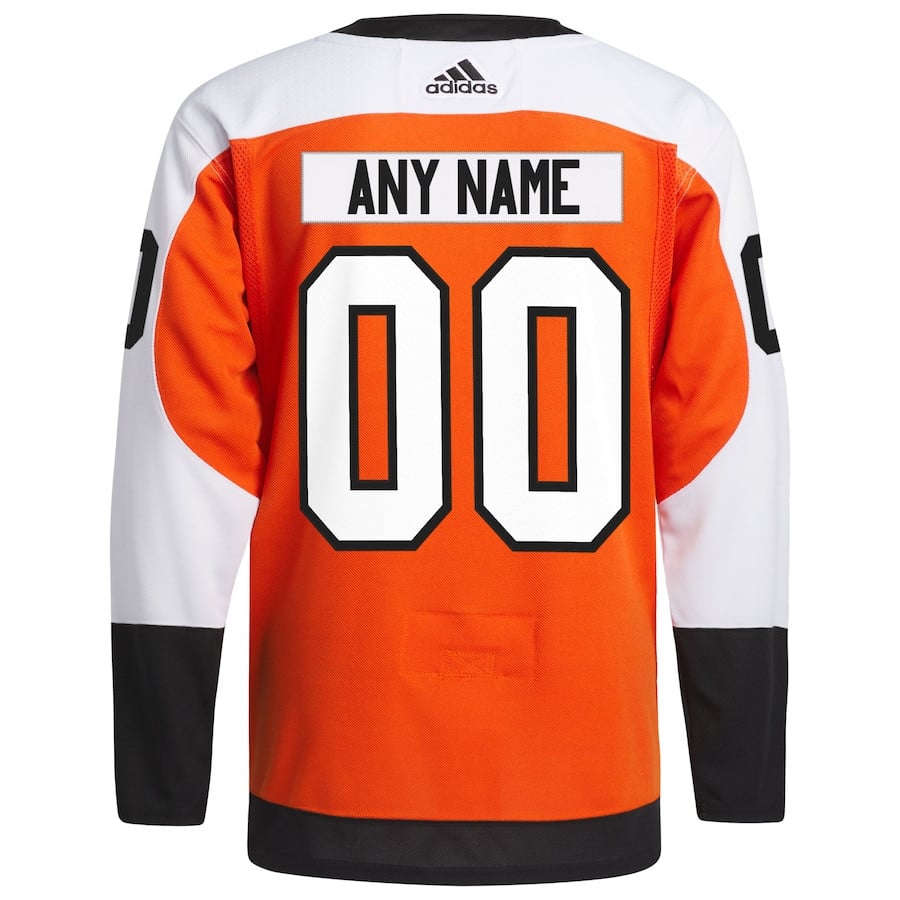 Philadelphia Flyers Home Primegreen Custom Burnt Orange NHL Jersey Men's