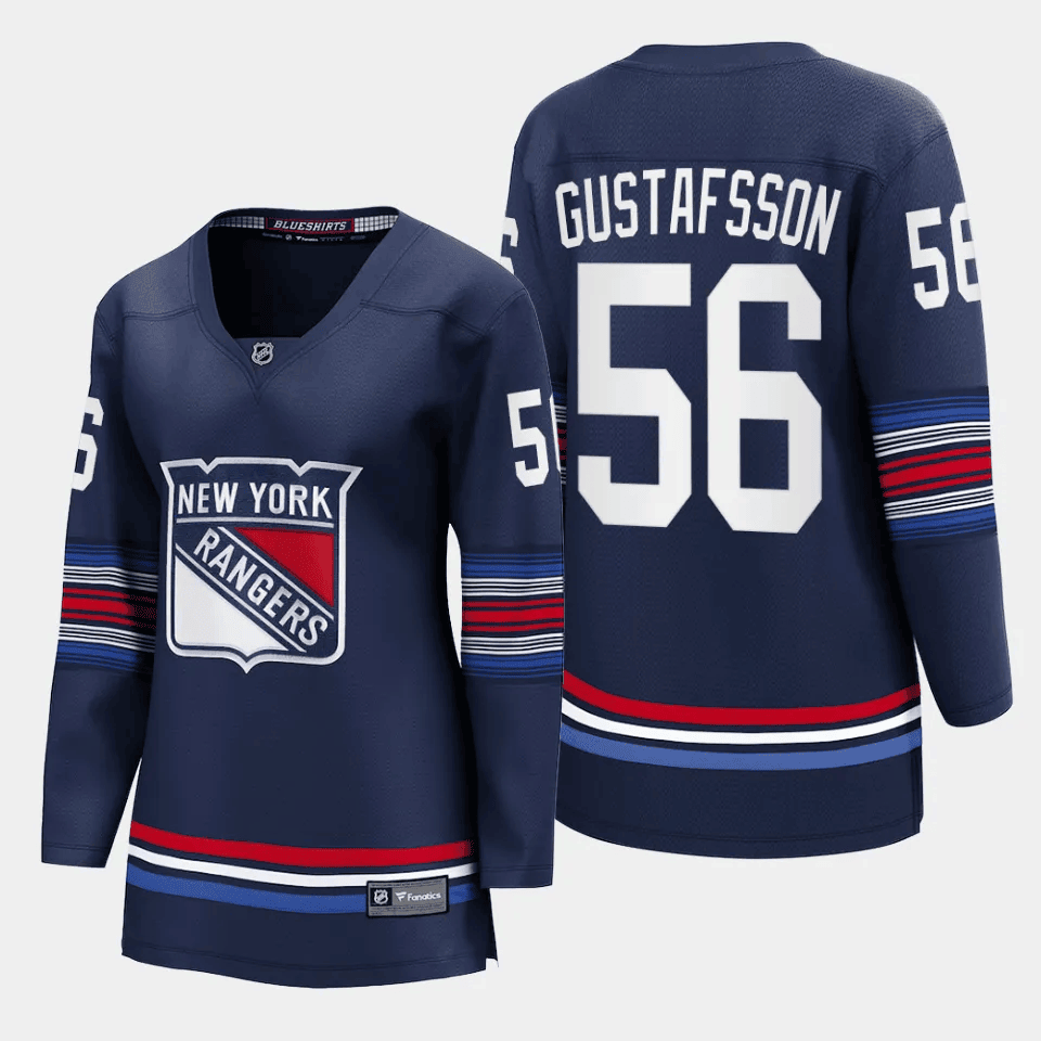 Blake Wheeler 17 New York Rangers Alternate Premier Breakaway Navy NHL Jersey Women's