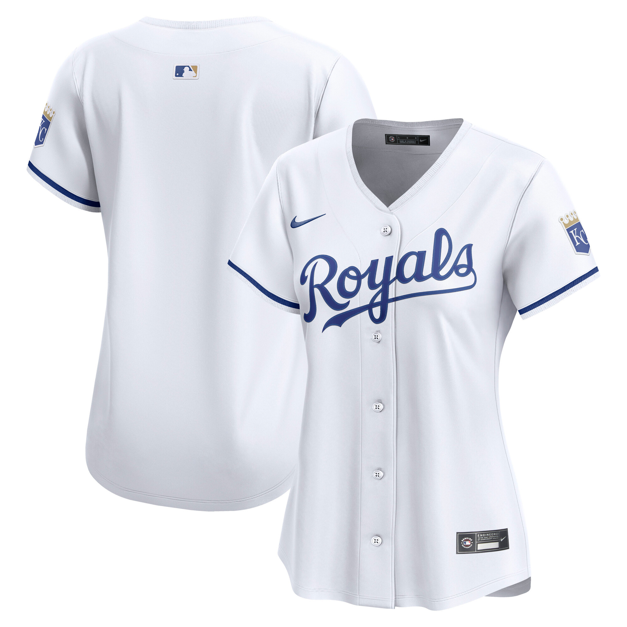 Kansas City Royals White Home Limited MLB Jersey Women's