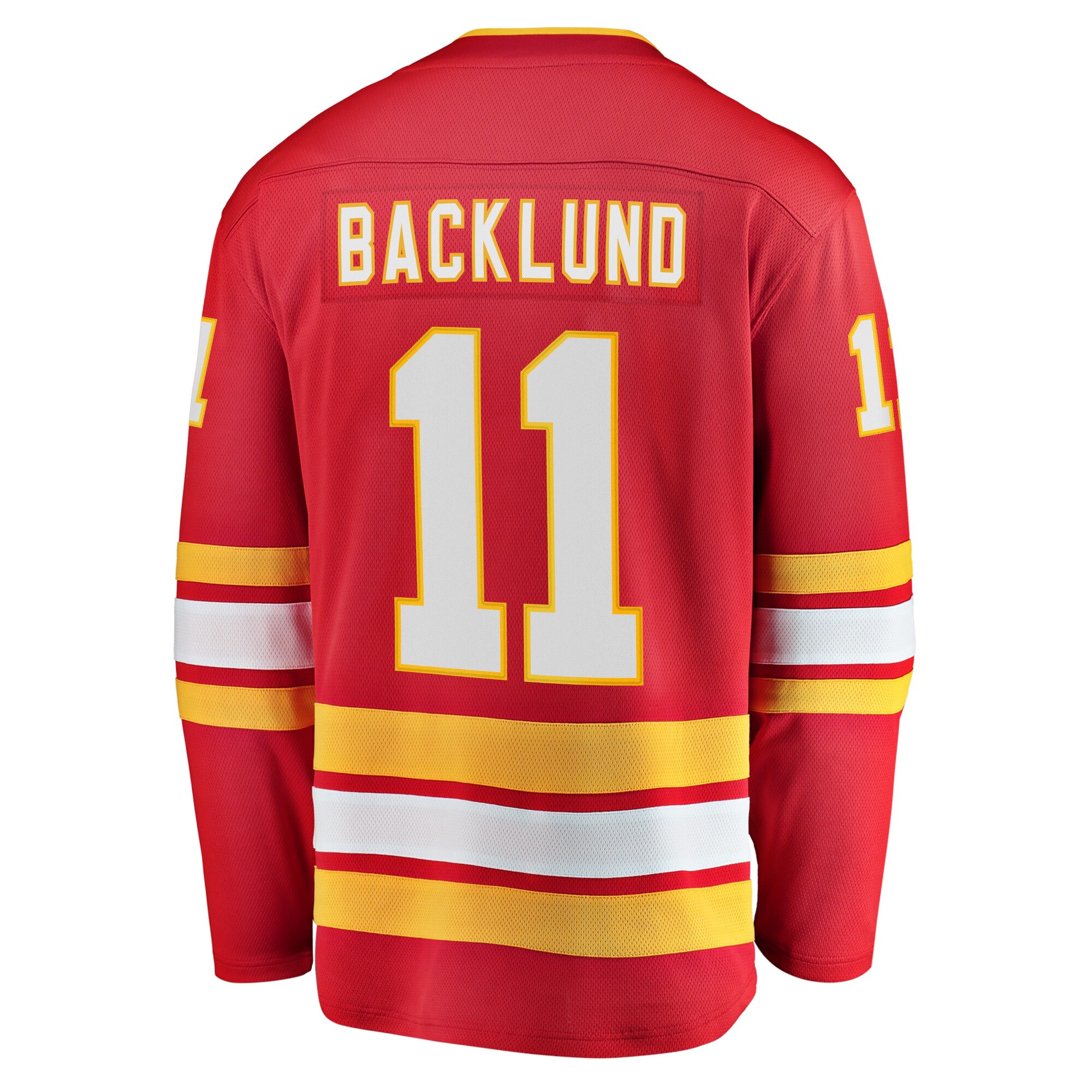 Calgary Flames Mikael Backlund Red Home Breakaway Player NHL Jersey Men's