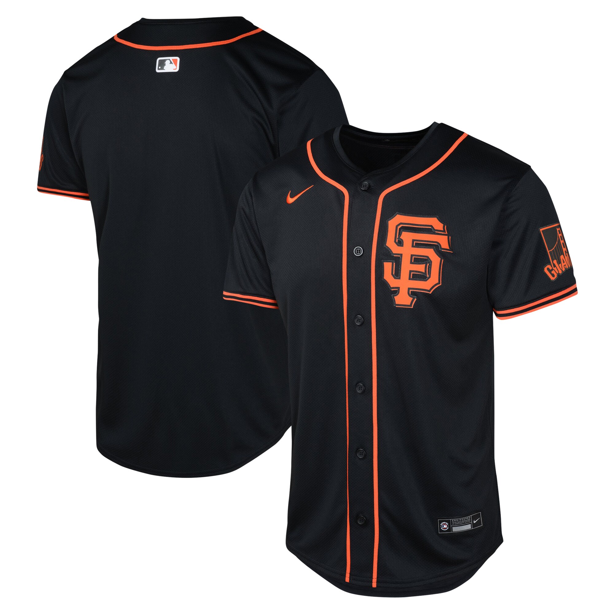 San Francisco Giants Black Alternate Limited MLB Jersey Youth