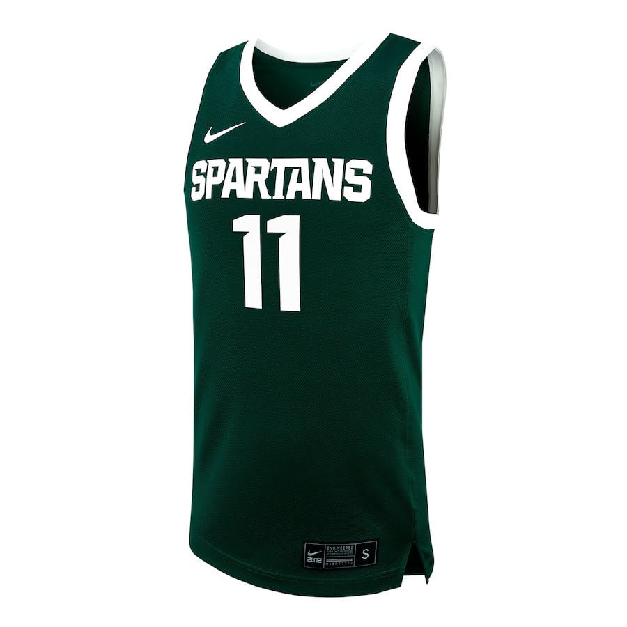 AJ Hoggard 11 Michigan State Spartans Green NCAA Jersey Men's