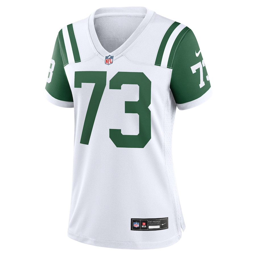 Joe Klecko 73 New York Jets Classic Alternate Retired Player Game White NFL Jersey Women's