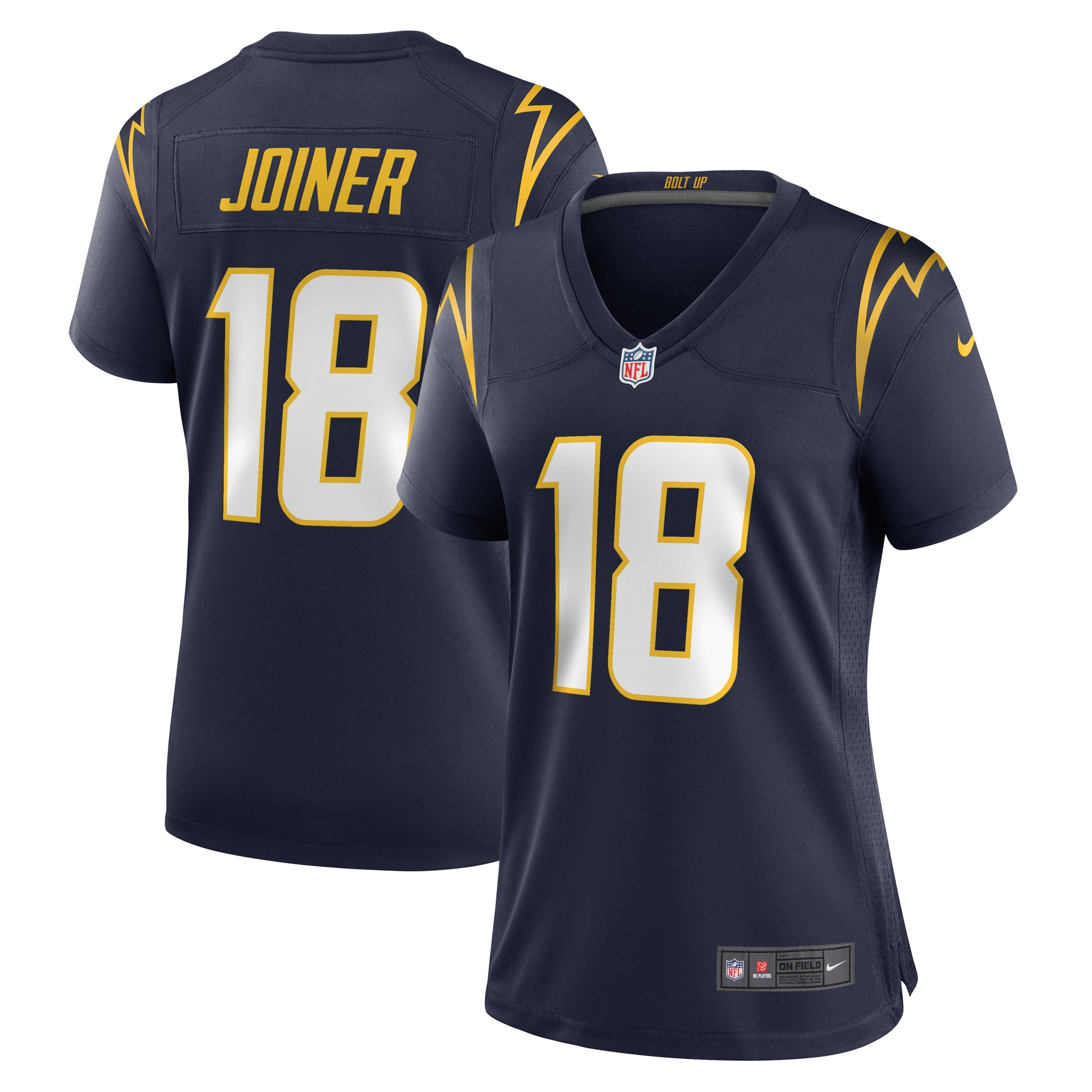 Los Angeles Chargers Charlie Joiner Navy Retired Player NFL Jersey Women's