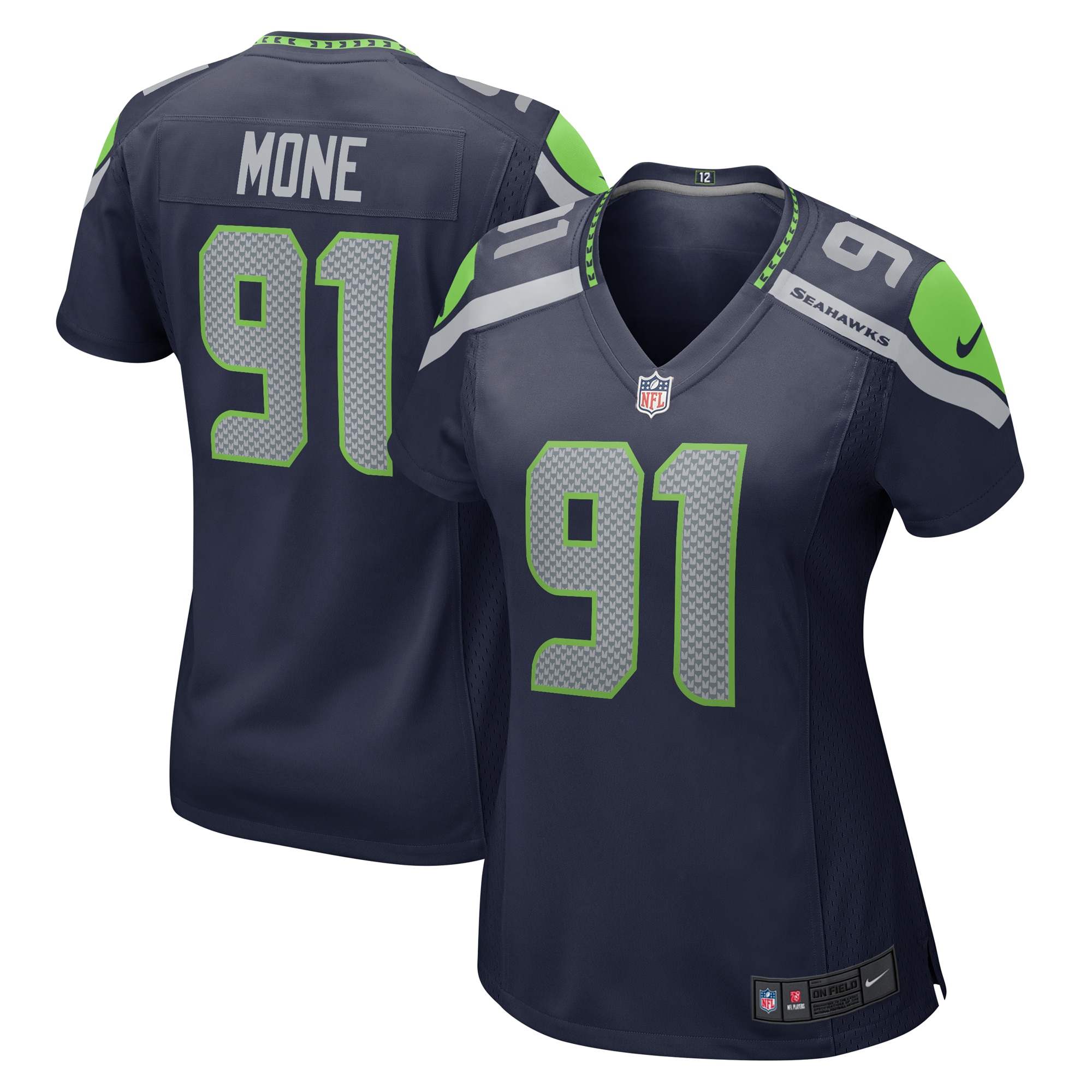 Bryan Mone Seattle Seahawks Nike Women's Game Jersey - College Navy