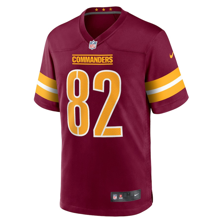 Ben Sinnott 82 Washington Commanders Game Burgundy NFL Jersey Men's