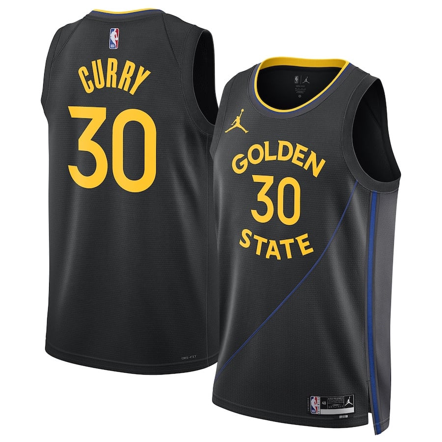 Stephen Curry 30 Golden State Warriors 2024/2 Unisex Swingman Statement Edition Black NBA Jersey Unisex