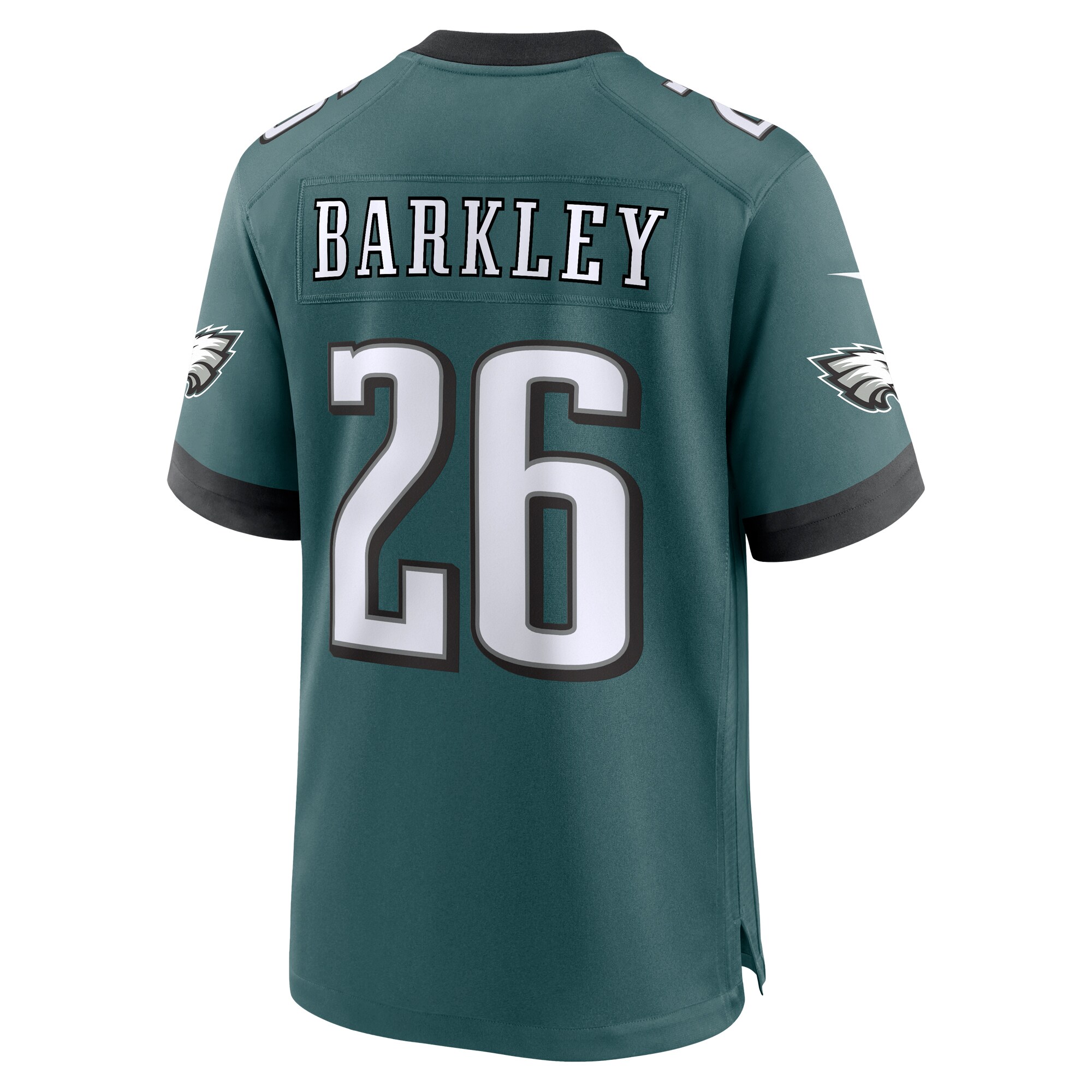 Philadelphia Eagles Saquon Barkley Midnight Green Game Player NFL Jersey Men's