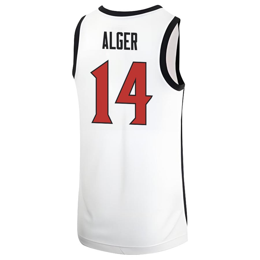 Cade Alger 14 San Diego State Aztecs 2023 MW Logo- Me White NCAA Jersey Men's