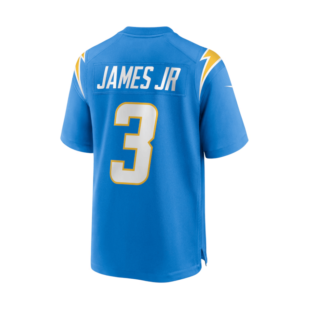 Derwin James Jr. 3 Los Angeles Chargers 2025 Pro Bowl Patch Game Powder Blue NFL Jersey Men's