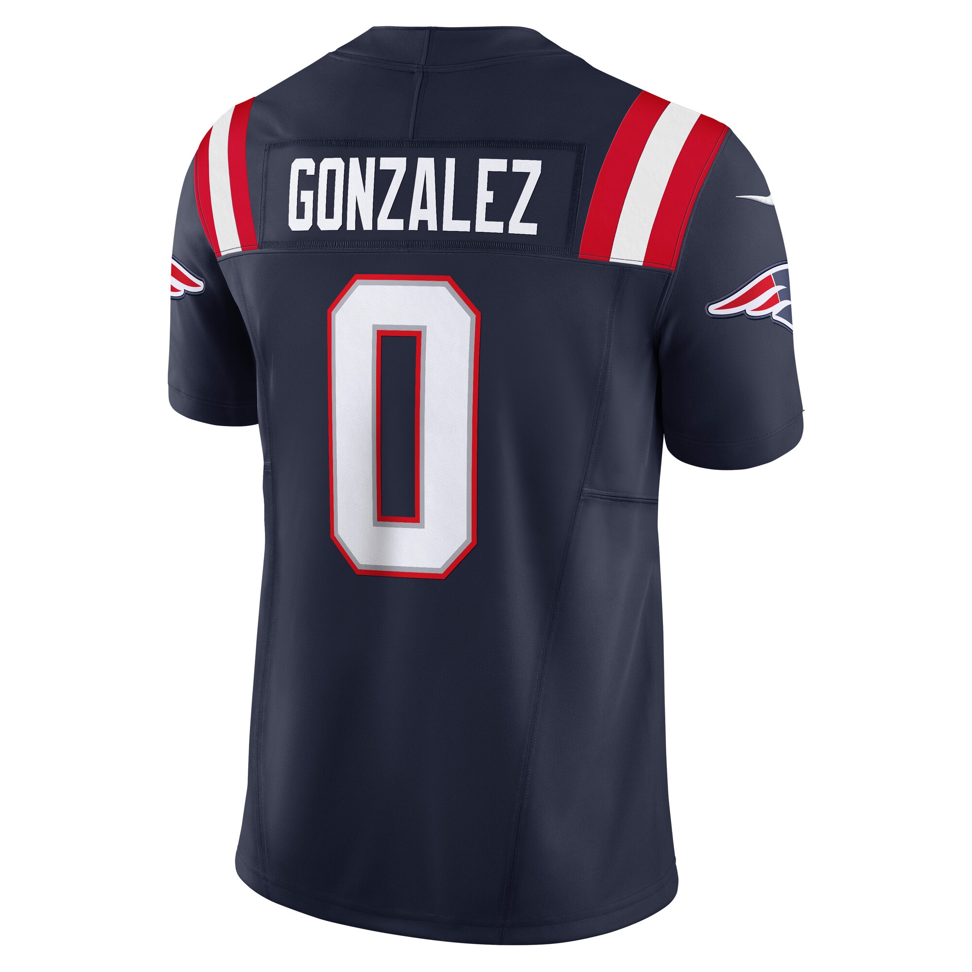 New England Patriots Christian Gonzalez Navy Vapor F.U.S.E. Limited NFL Jersey Men's