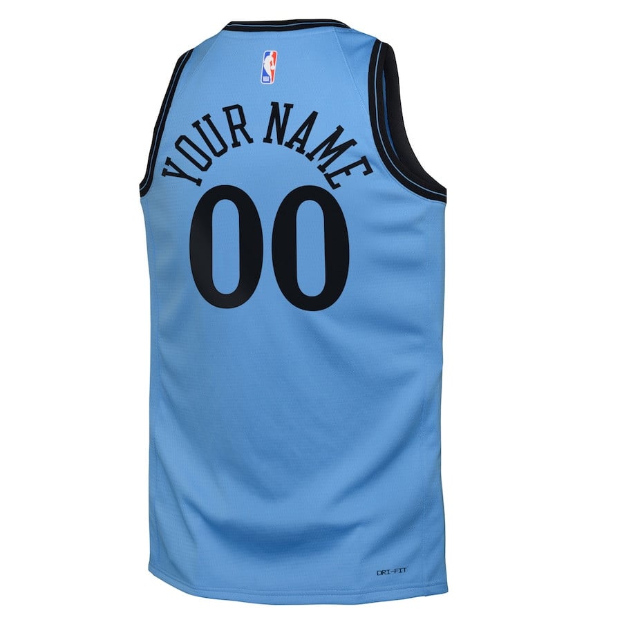 Los Angeles Clippers 2024/25 Swingman Custom City Edition Light Blue NBA Jersey Youth