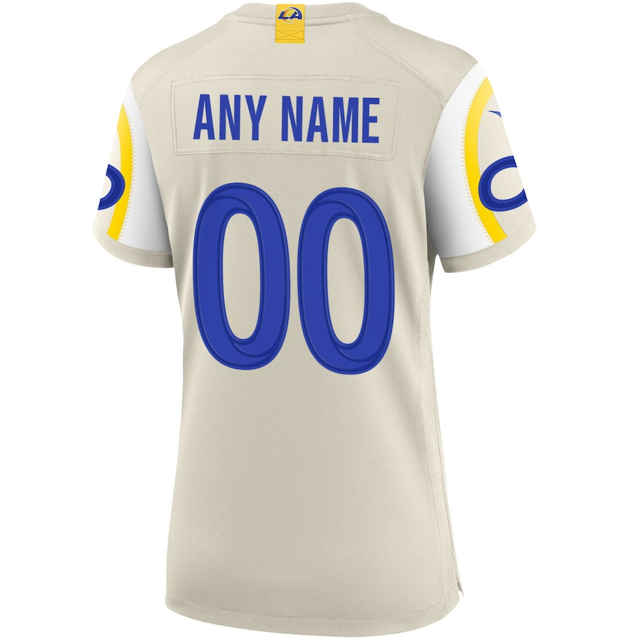 Los Angeles Rams Custom Game Bone NFL Jersey Women's