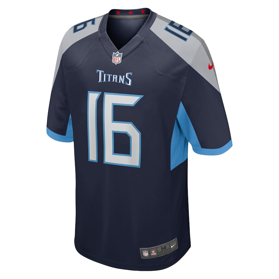 Treylon Burks 6 Tennessee Titans Team Game Navy NFL Jersey Men's