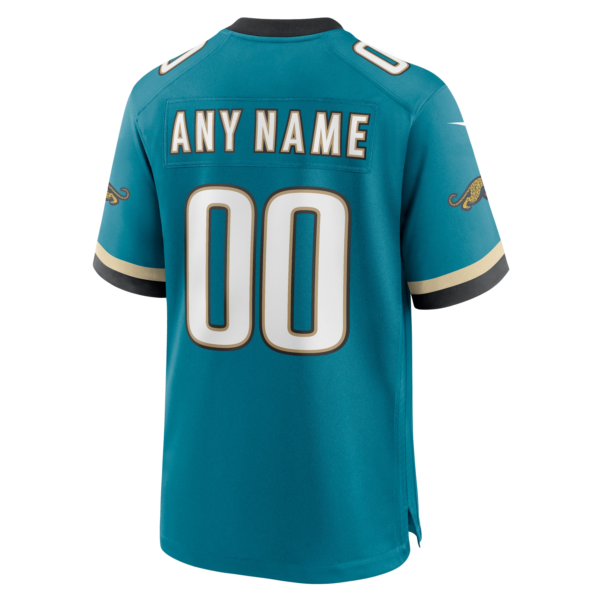 Jacksonville Jaguars Teal Prowler Throwback Custom Game NFL Jersey Men's
