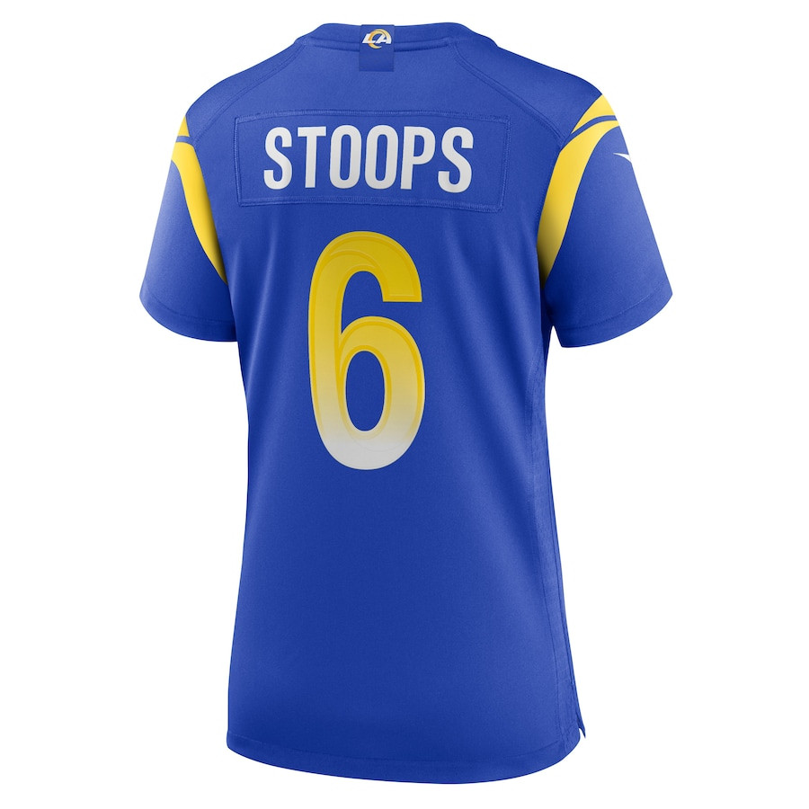 Drake Stoops 6 Los Angeles Rams Game Royal NFL Jersey Women's