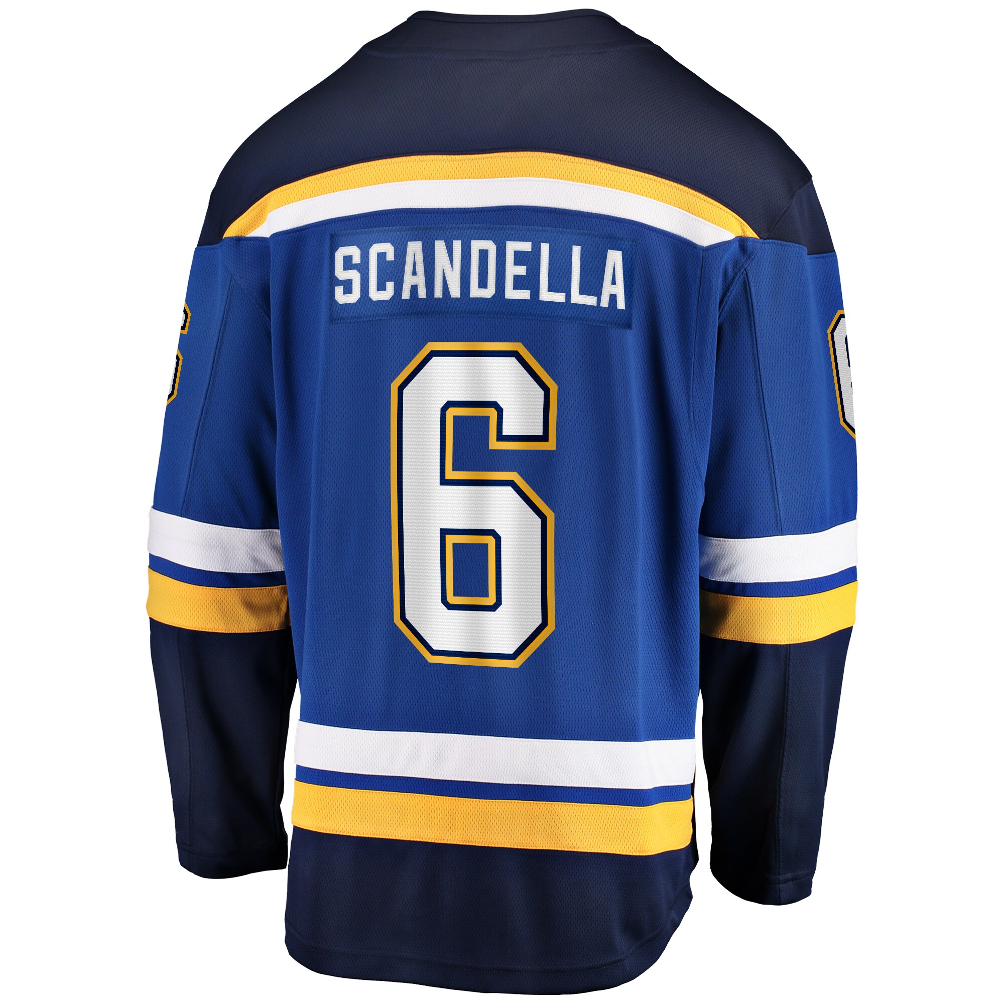 St. Louis Blues Marco Scandella Blue Home Premier Breakaway Player NHL Jersey Men's