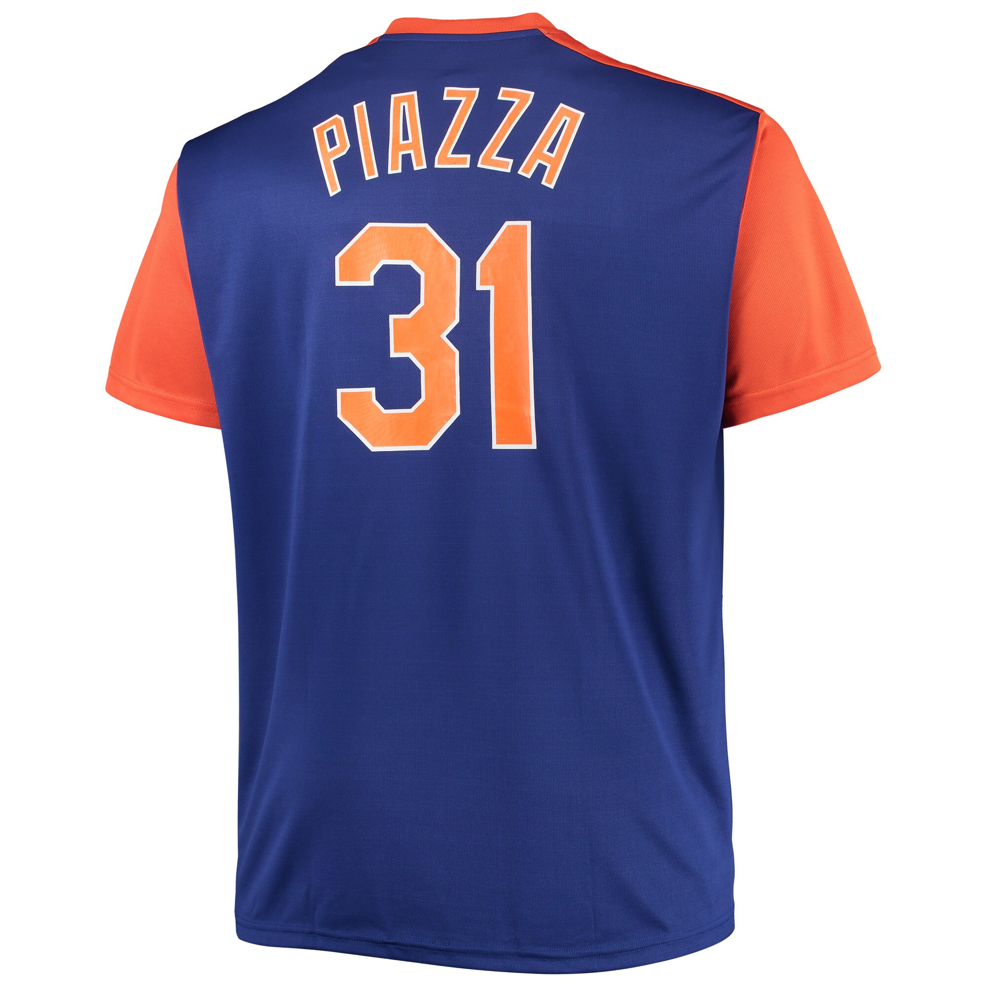 New York Mets Mike Piazza Royal/Orange Cooperstown Collection Player MLB Jersey Men's