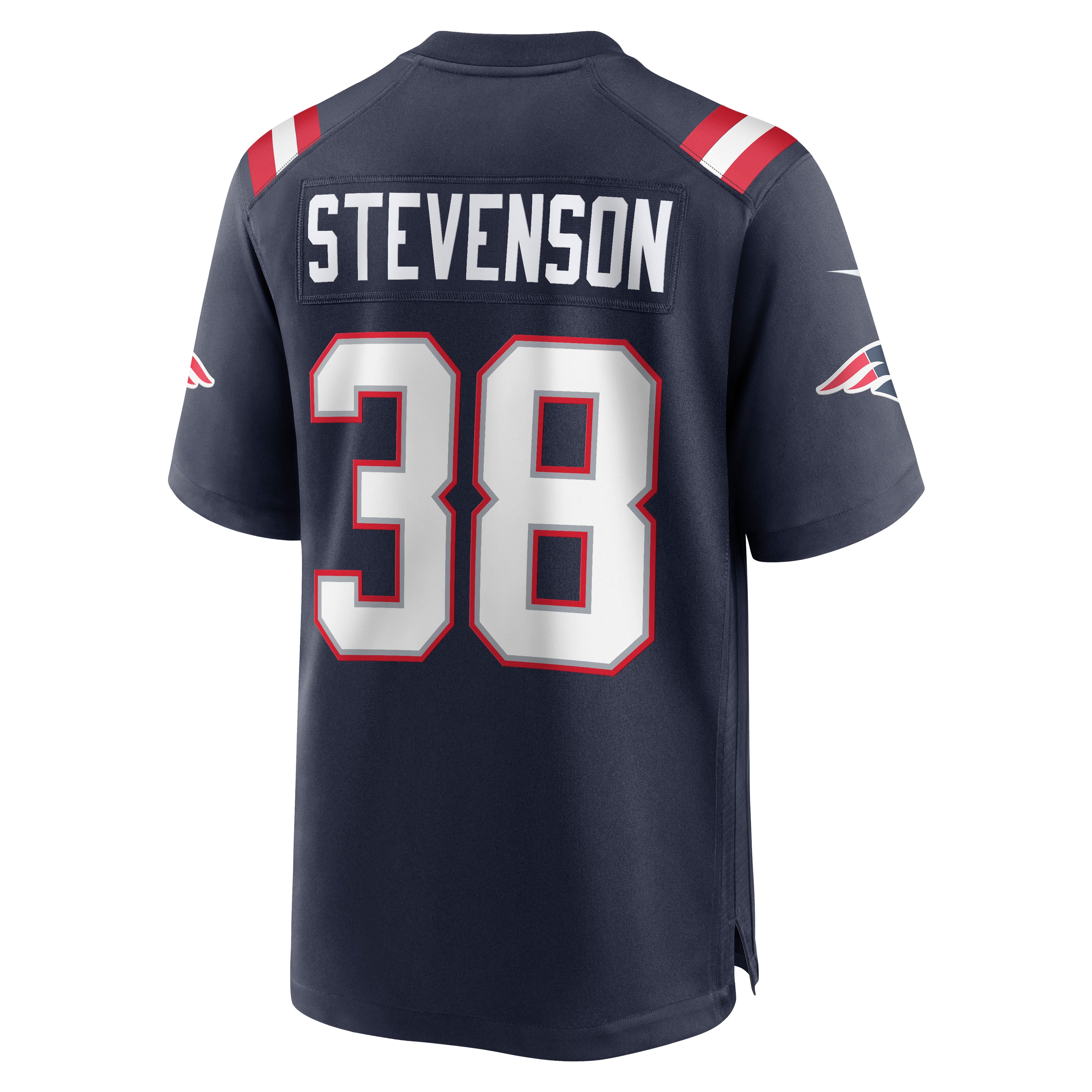 New England Patriots Rhamondre Stevenson Navy Game NFL Jersey Men's