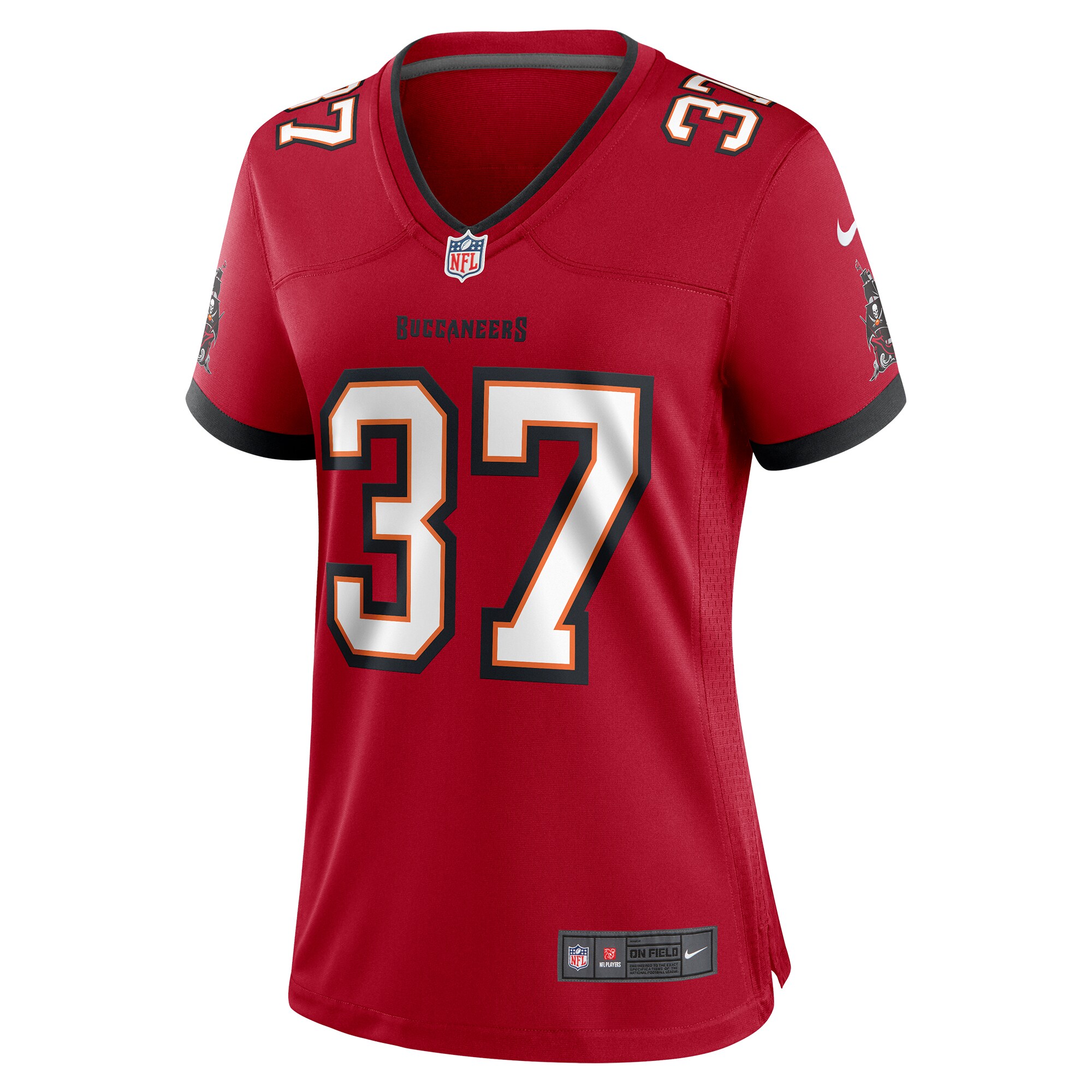 Tampa Bay Buccaneers Tavierre Thomas Red Game NFL Jersey Women's