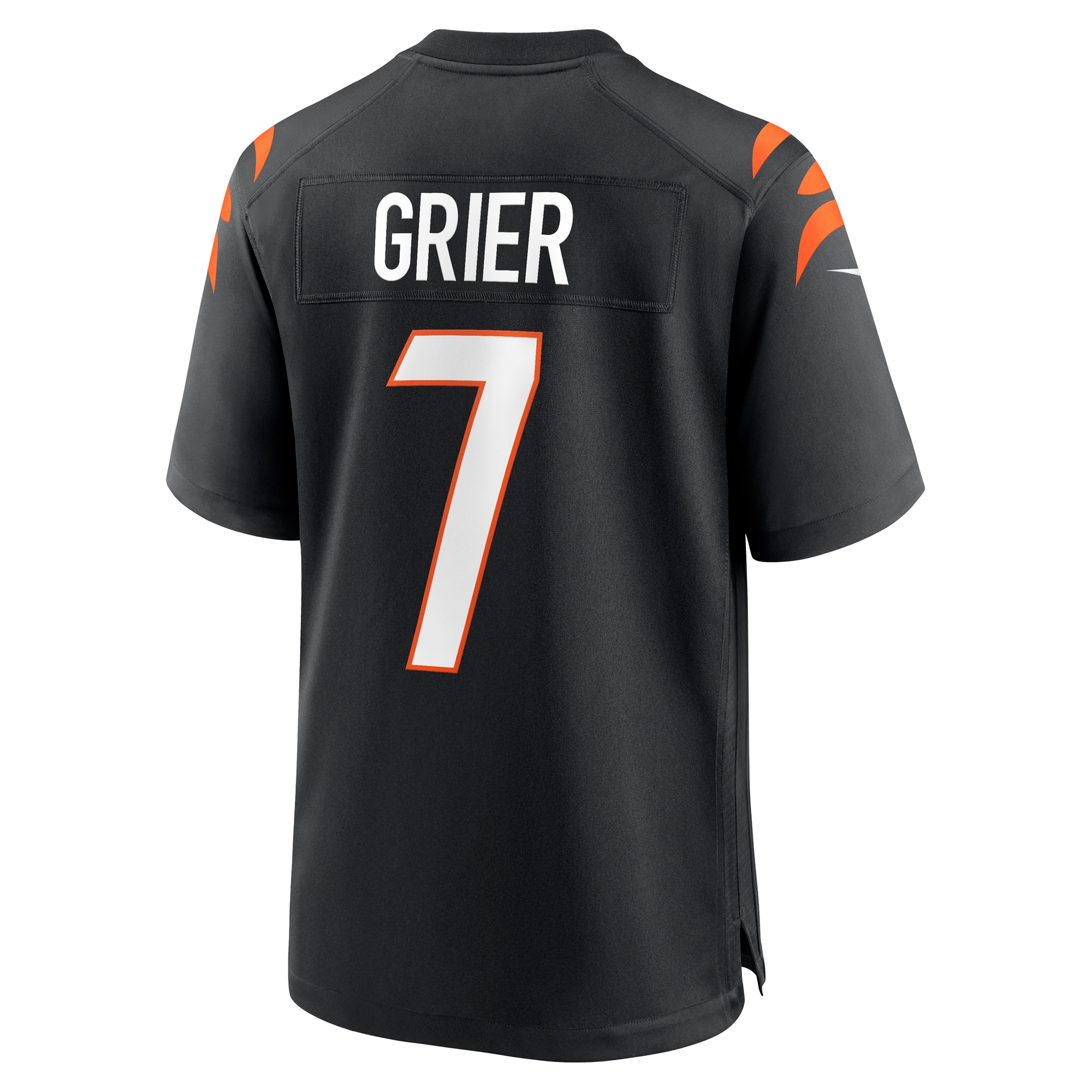 Cincinnati Bengals Will Grier Black Team Game NFL Jersey Men's