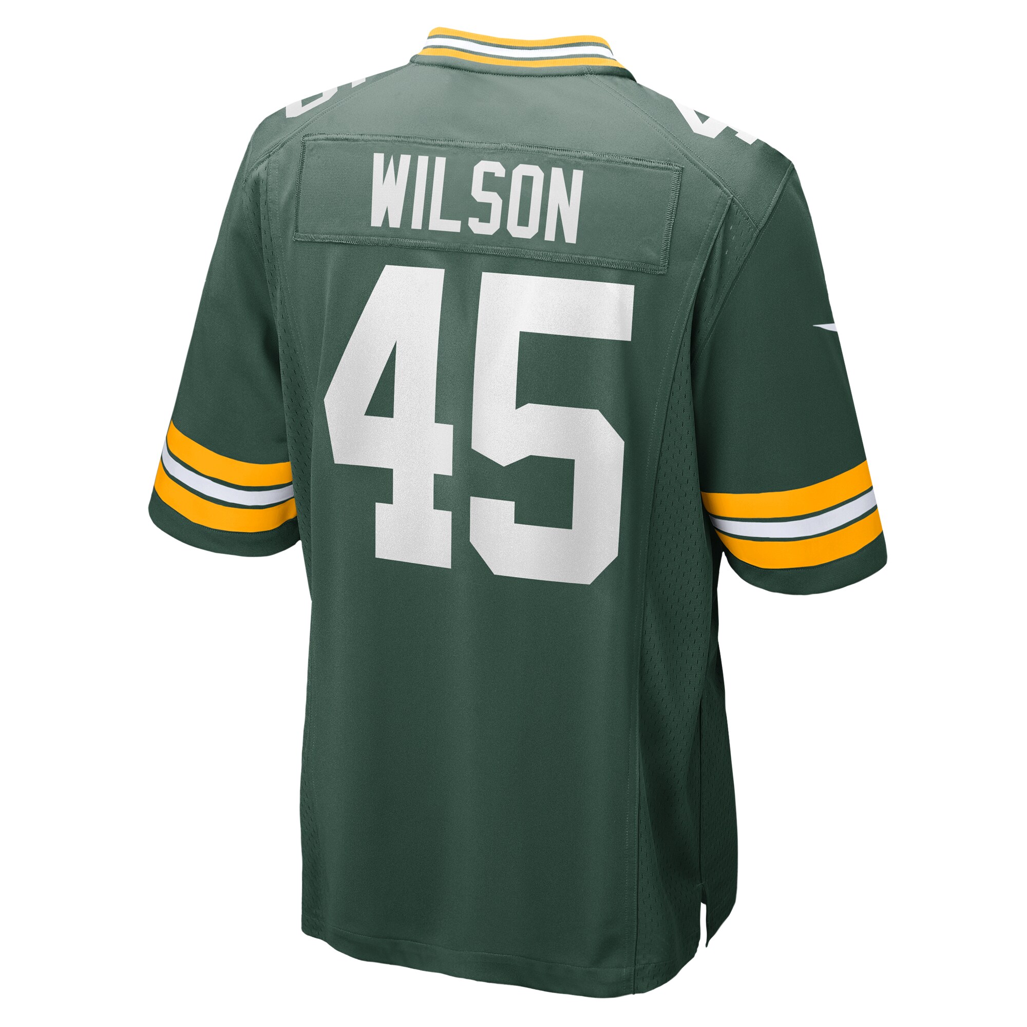 Green Bay Packers Eric Wilson Green Home Game Player NFL Jersey Men's