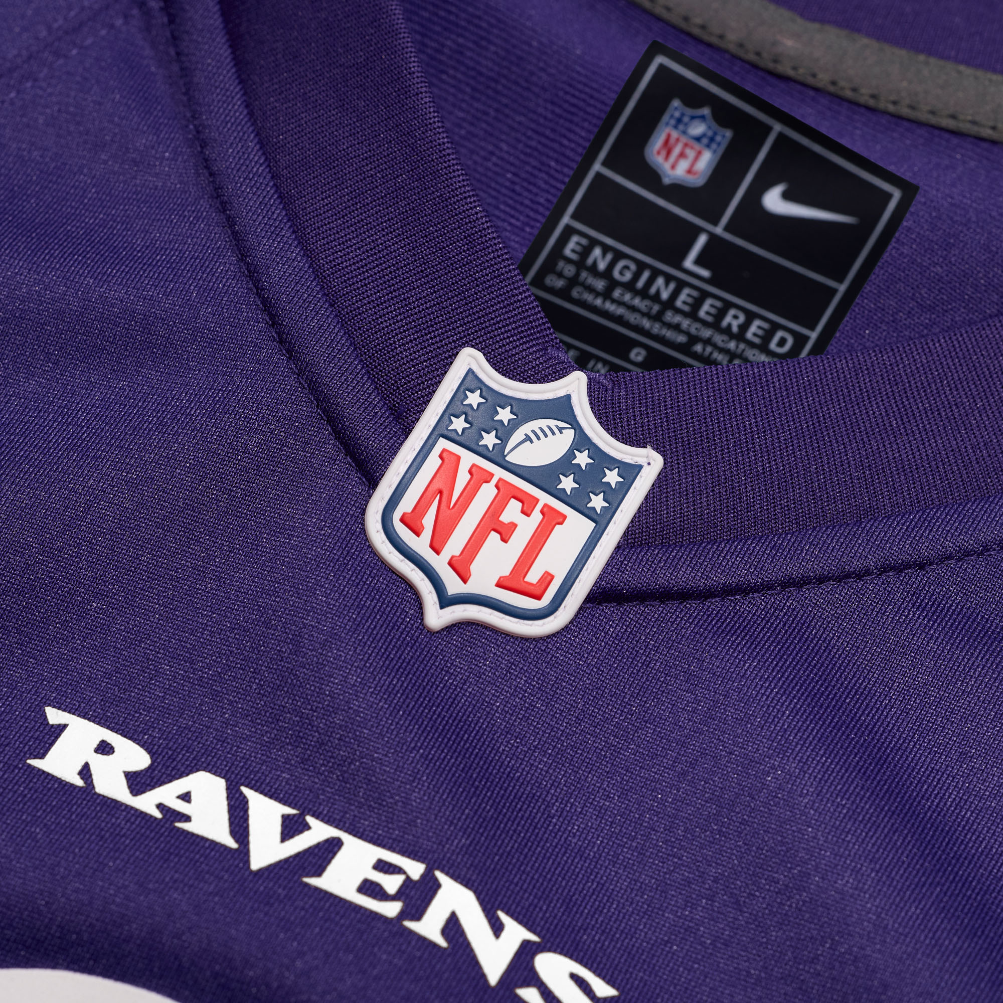 Baltimore Ravens Steve Smith Sr. Purple Retired Player Game NFL Jersey Men's