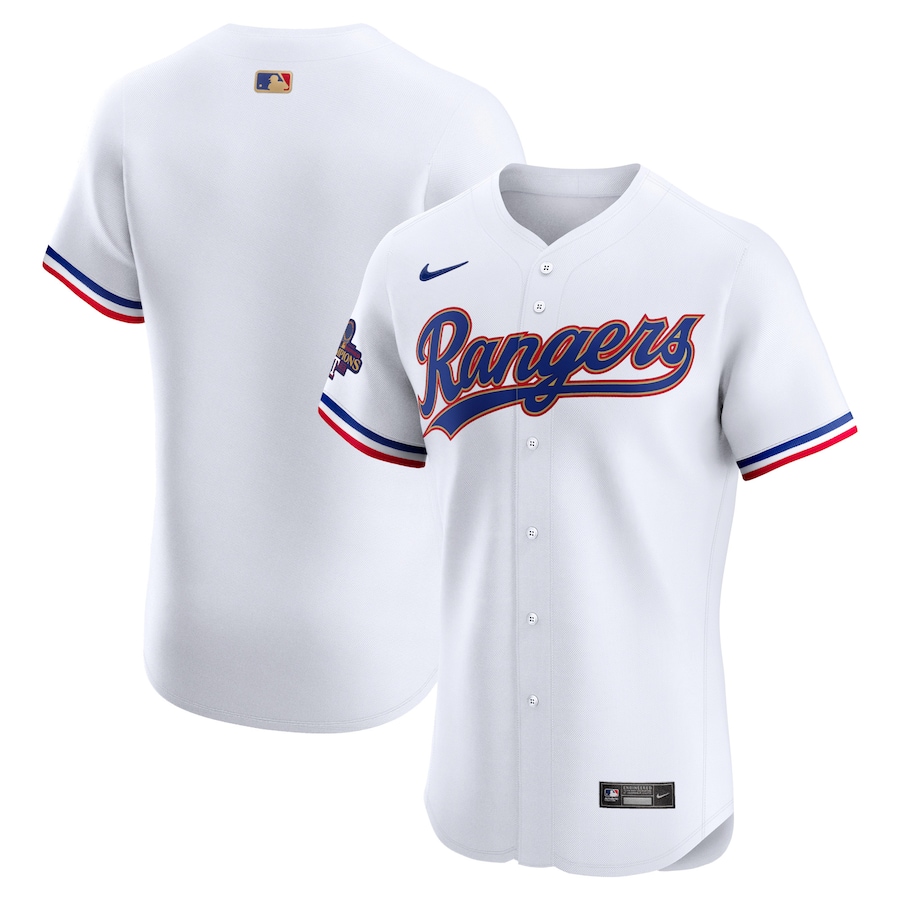 Texas Rangers 2024 Gold Collection Elite Jersey White