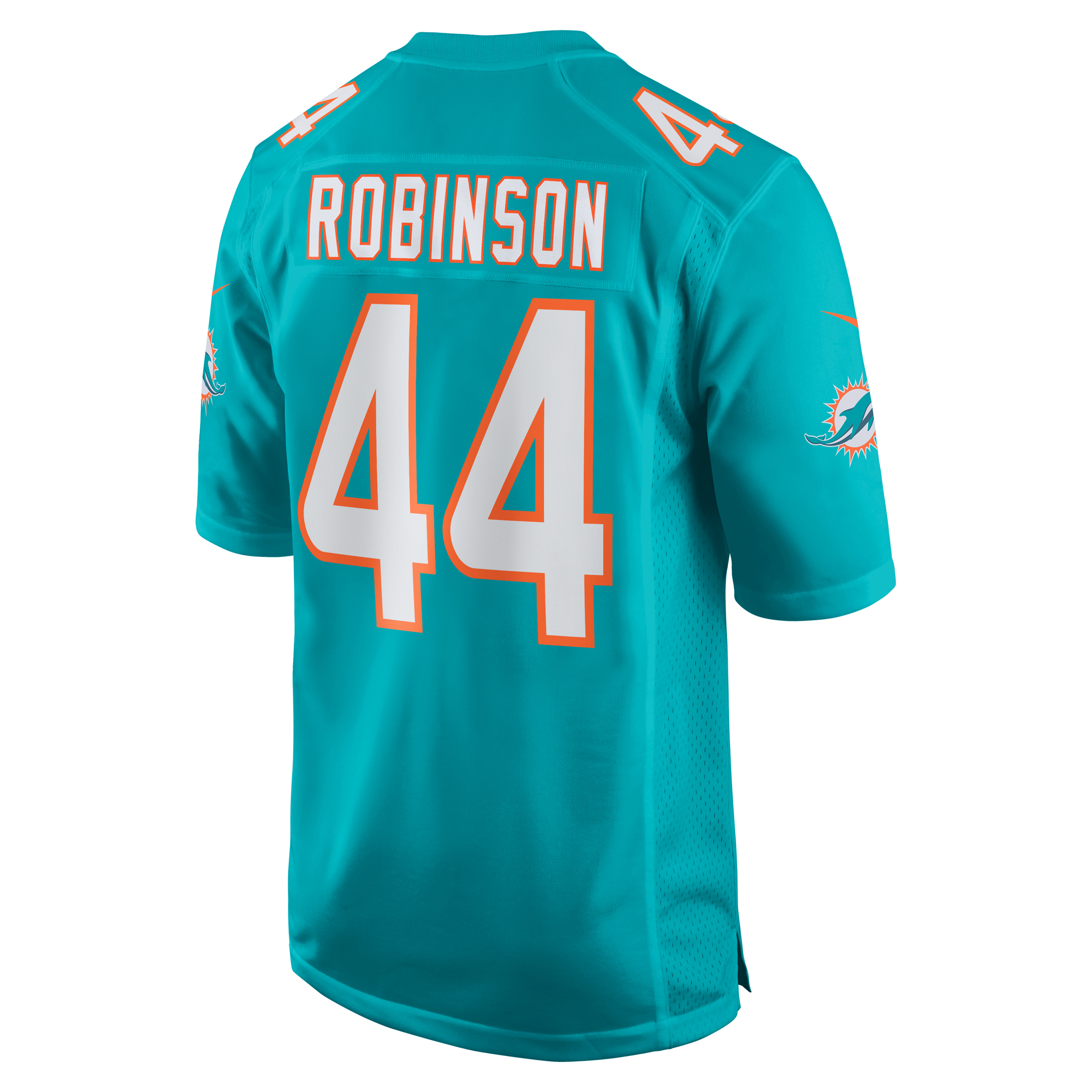 Miami Dolphins Chop Robinson Aqua Game NFL Jersey Men's