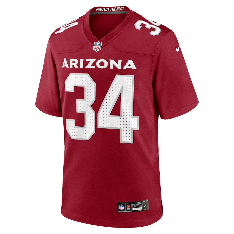 Jalen Thompson 34 Arizona Cardinals Team Game Cardinal NFL Jersey Men's