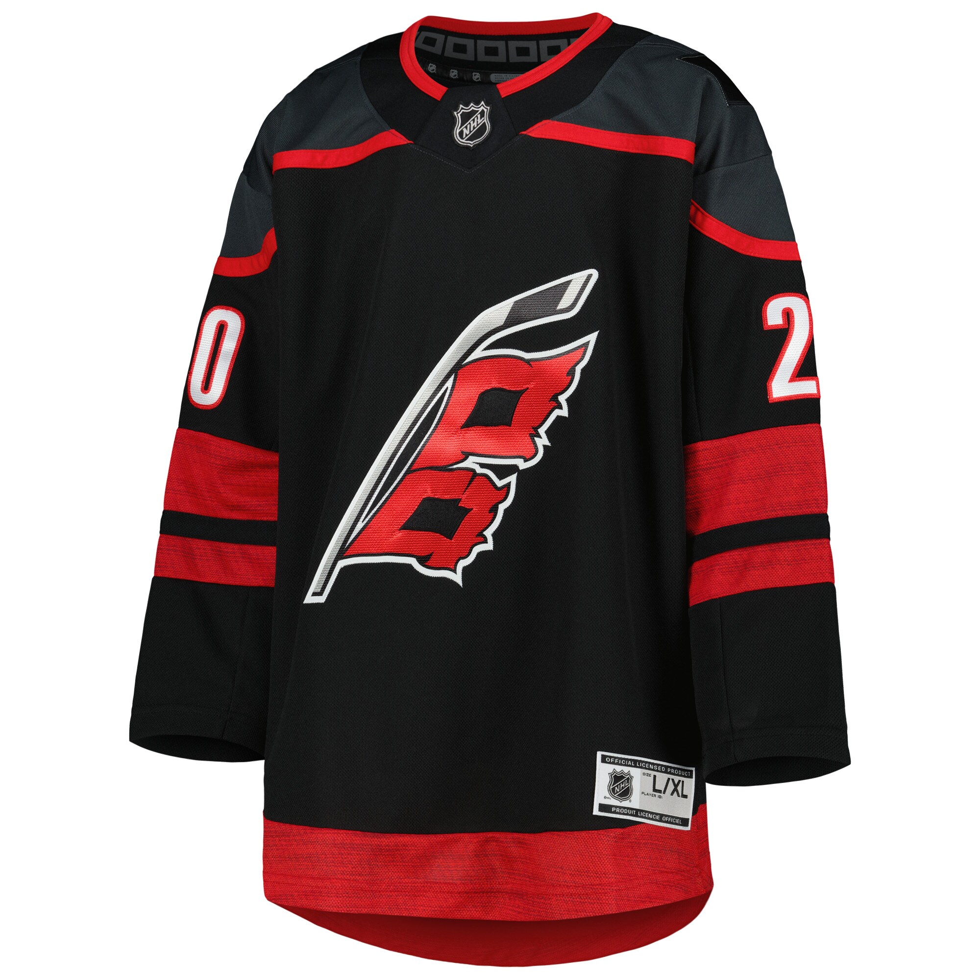 Carolina Hurricanes Sebastian Aho Black Home Premier Player NHL Jersey Youth