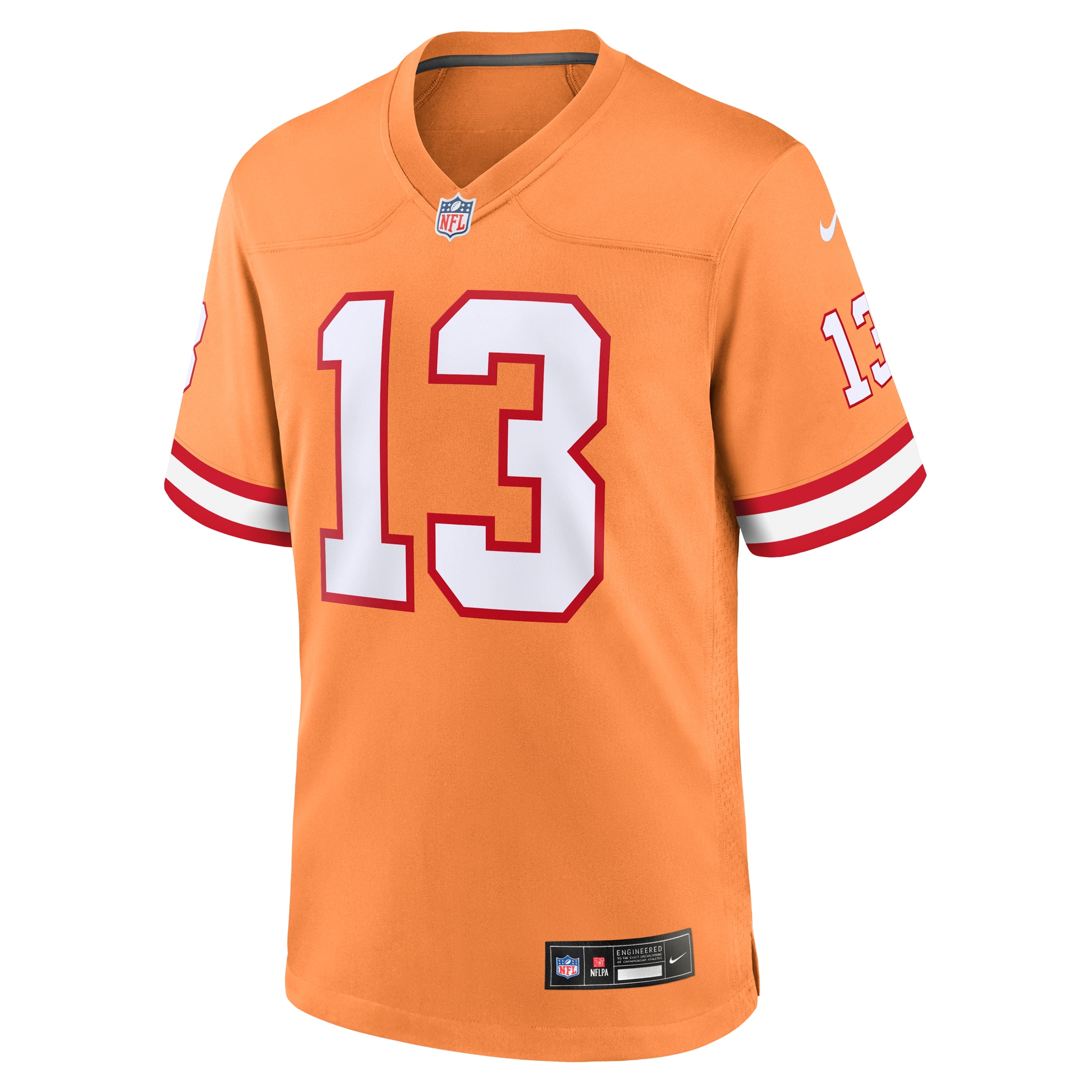 Tampa Bay Buccaneers Mike Evans Orange Throwback Game NFL Jersey Men's