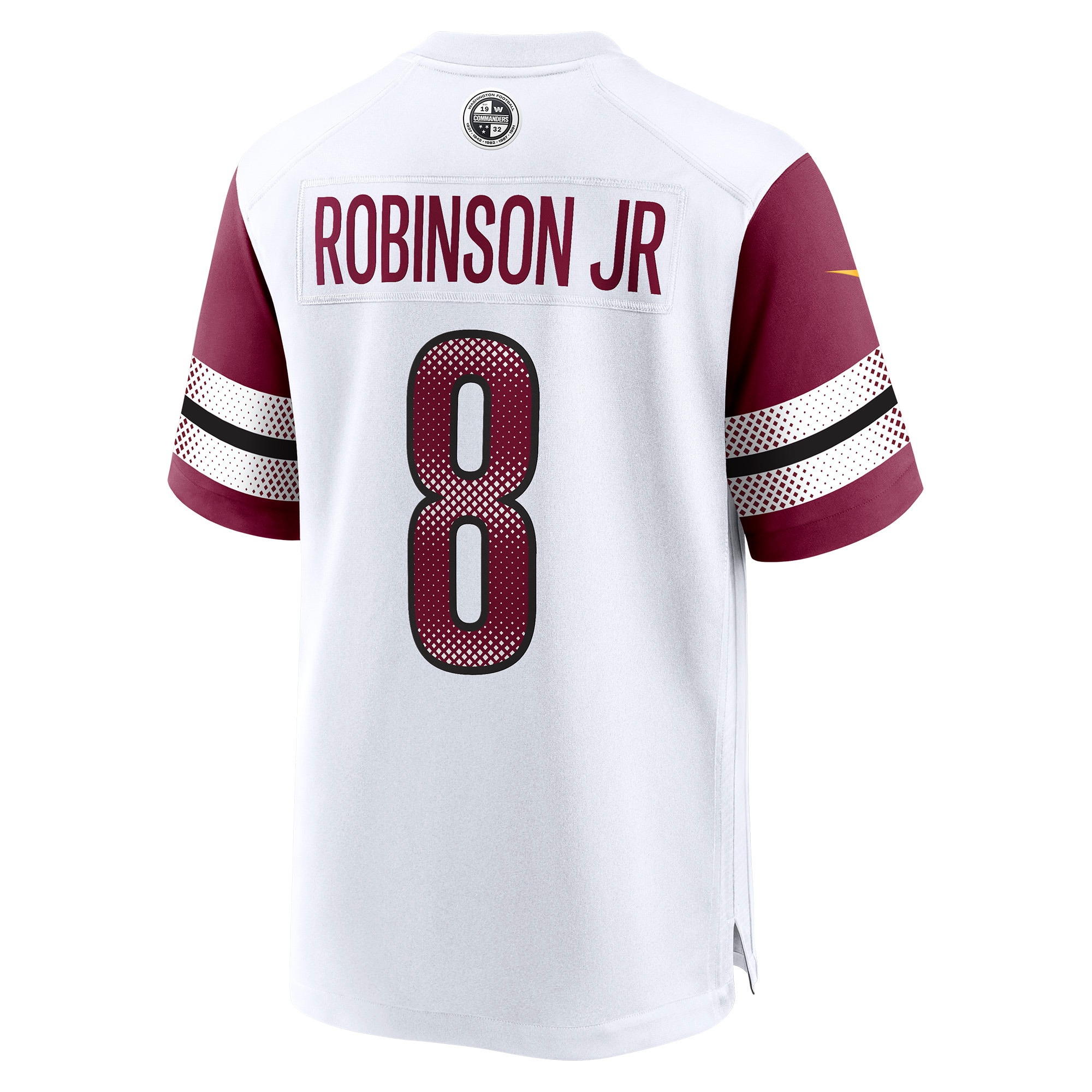 Washington Commanders Brian Robinson Jr. White Away Game Player NFL Jersey Men's