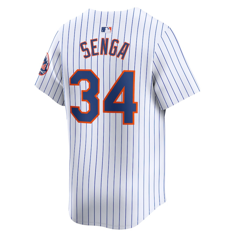 Kodai Senga 34 New York Mets Home Limited Player White MLB Jersey Men's