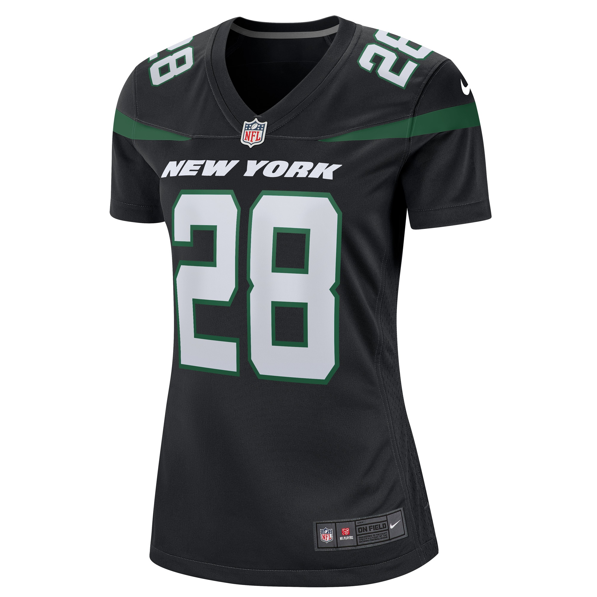 New York Jets Curtis Martin Black Retired Player NFL Jersey Women's