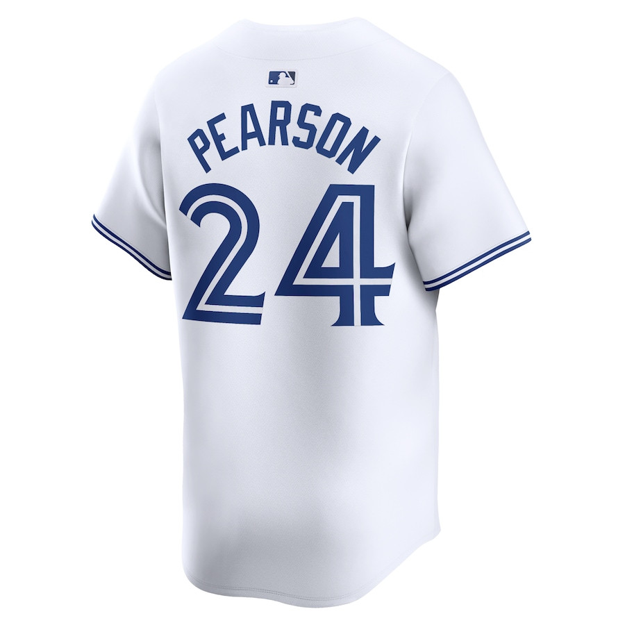 Nate Pearson 24 Toronto Blue Jays Home Limited Player White MLB Jersey Men's