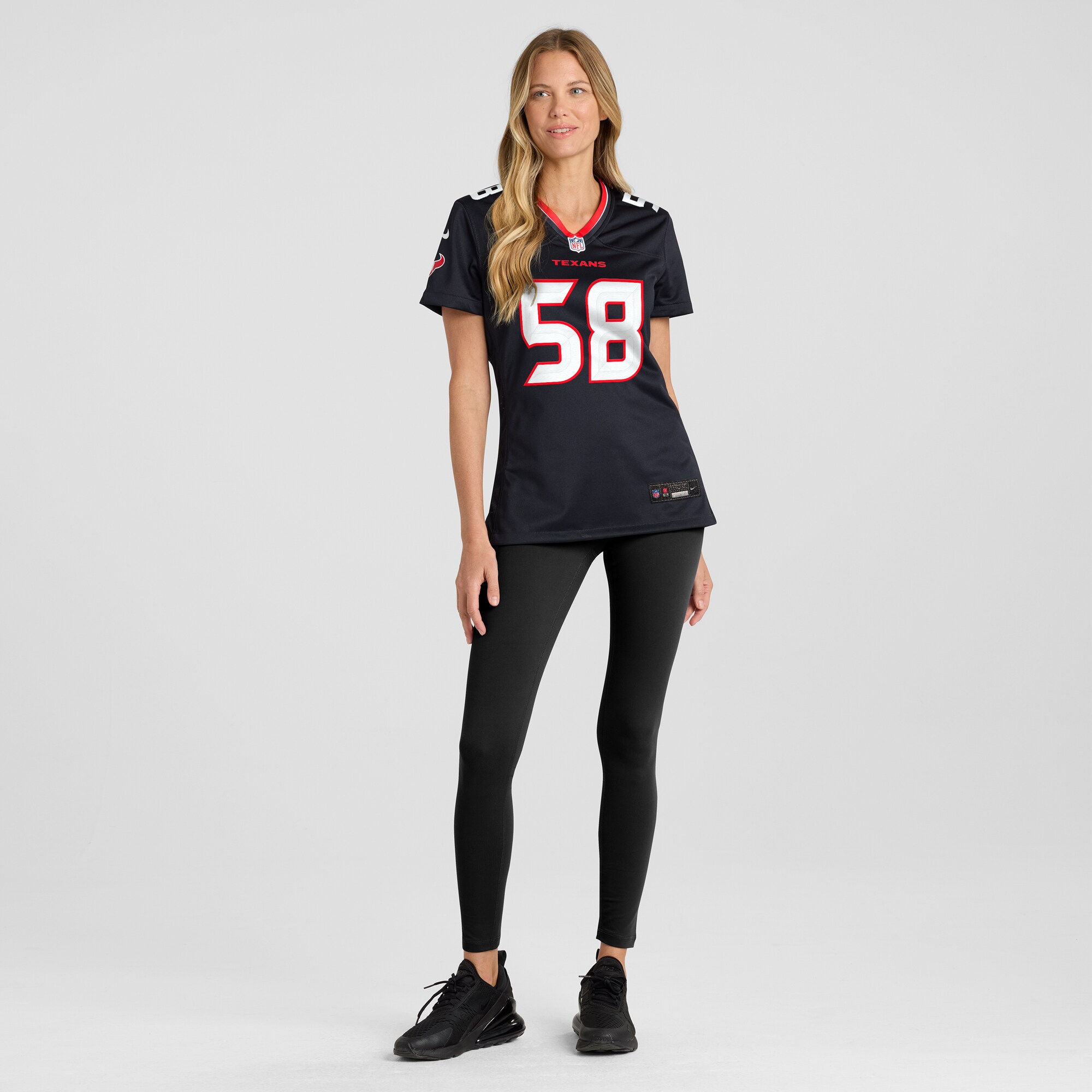 Houston Texans McTelvin Agim Navy Team Game NFL Jersey Women's