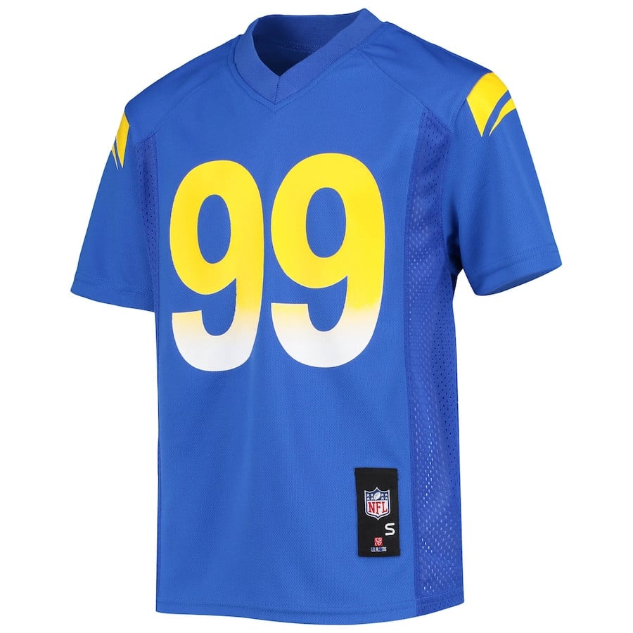 Aaron Donald 99 Los Angeles Rams Royal NFL Jersey Youth