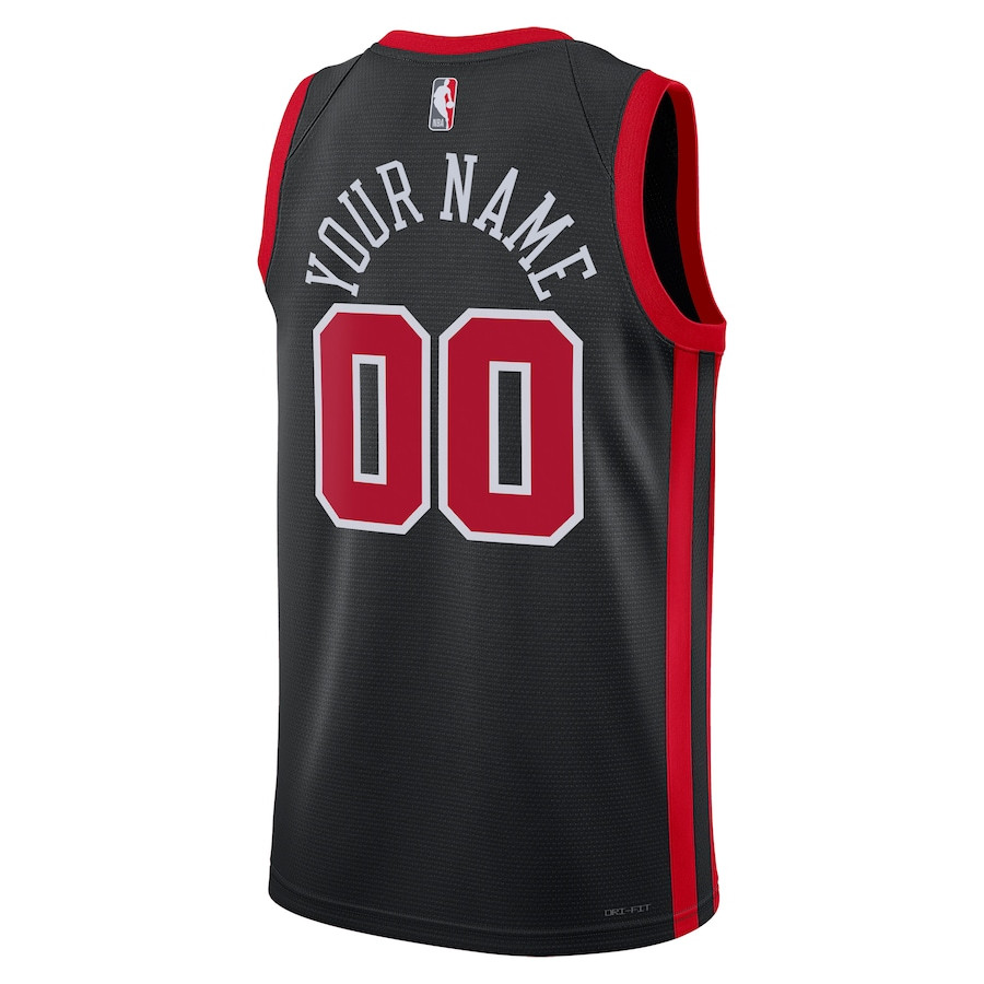 Chicago Bulls 2023/24 City Edition Swingman Custom Black NBA Jersey Men's